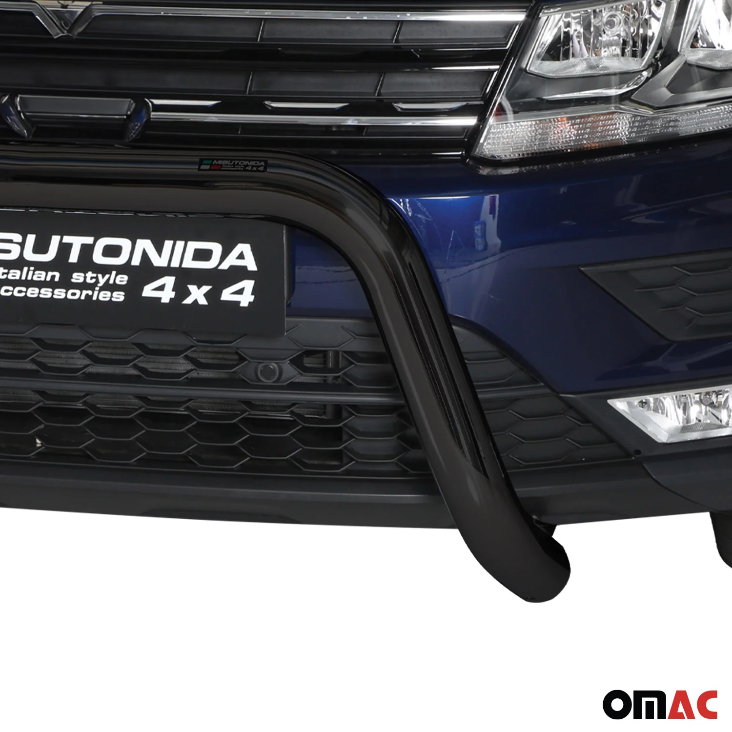 Frontbügel Frontschutzbügel für VW Tiguan mk2 2016-2024 ø76 Stahl Schwarz - Image 3