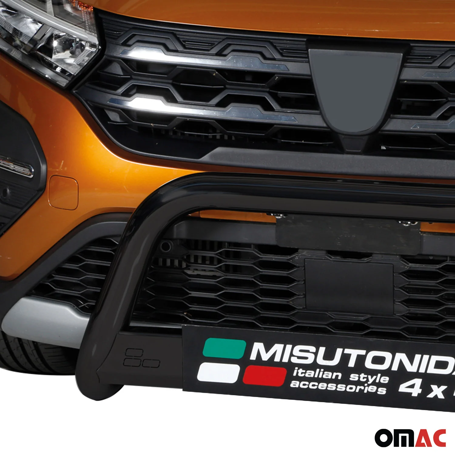 Frontbügel Frontschutzbügel für Dacia Sandero Stepway 2021-2026 ø63 Schwarz - Image 3
