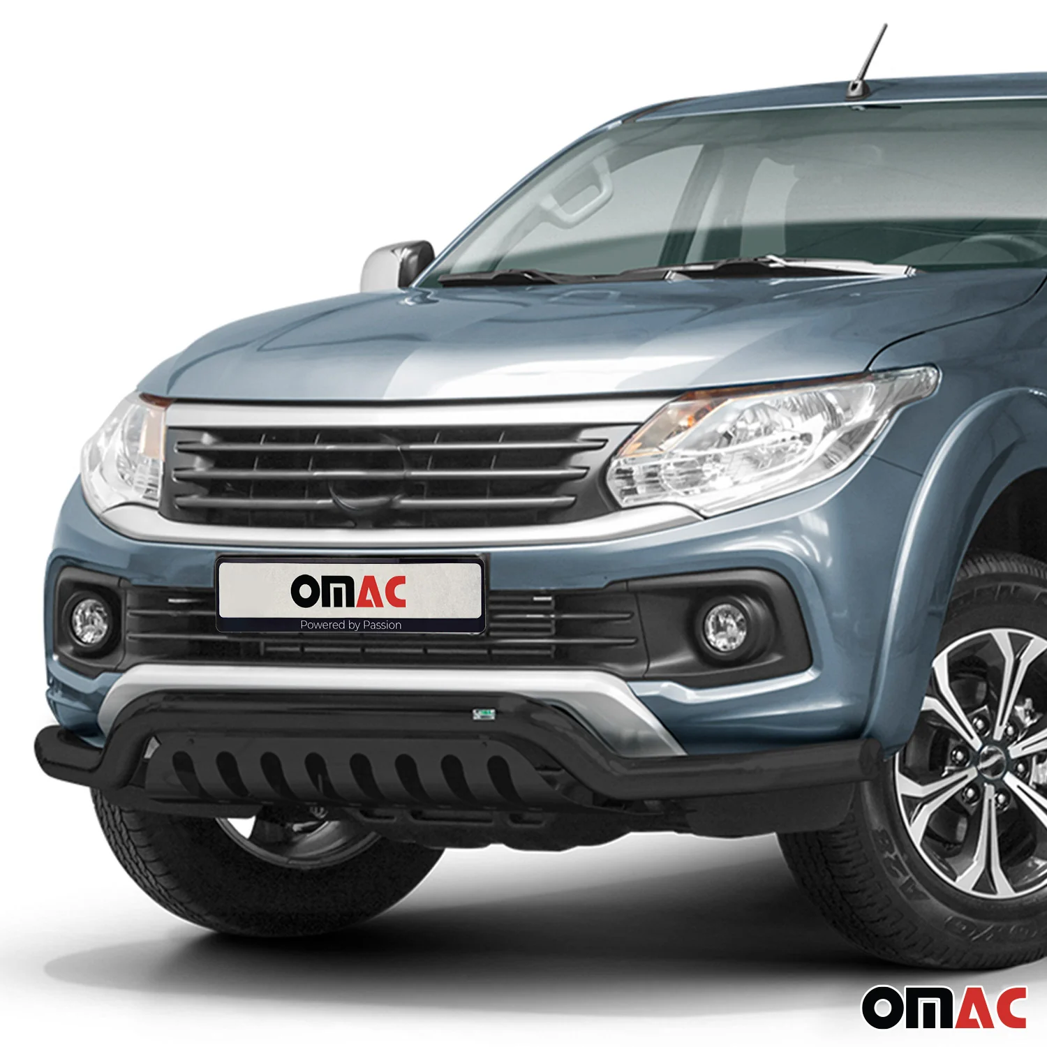 Frontschutzbügel Frontbügel für Fiat Fullback 2016-2021 Edelstahl ABE Schwarz - Image 2