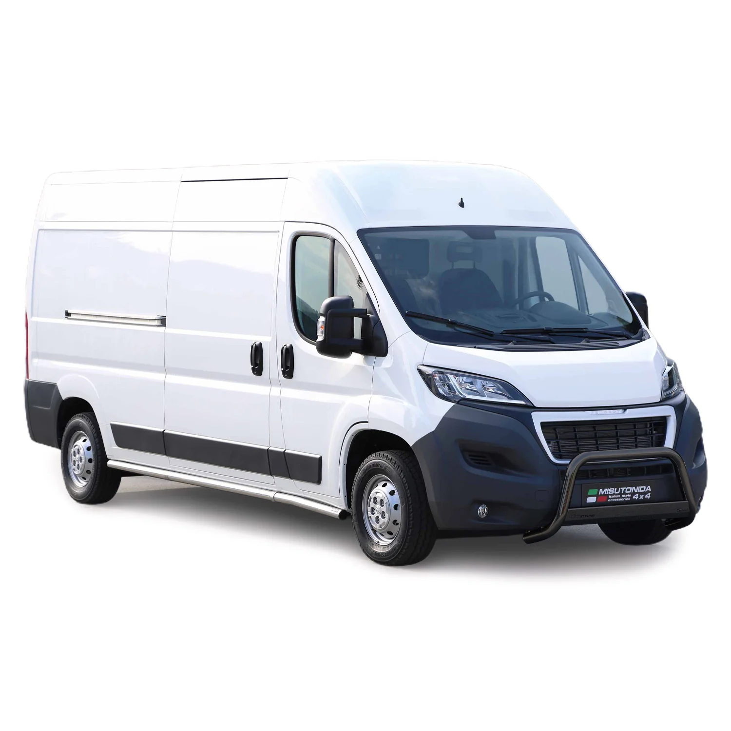 Frontbügel Frontschutzbügel für Peugeot Boxer 2014-2023 ø63mm Schwarz Schutz
