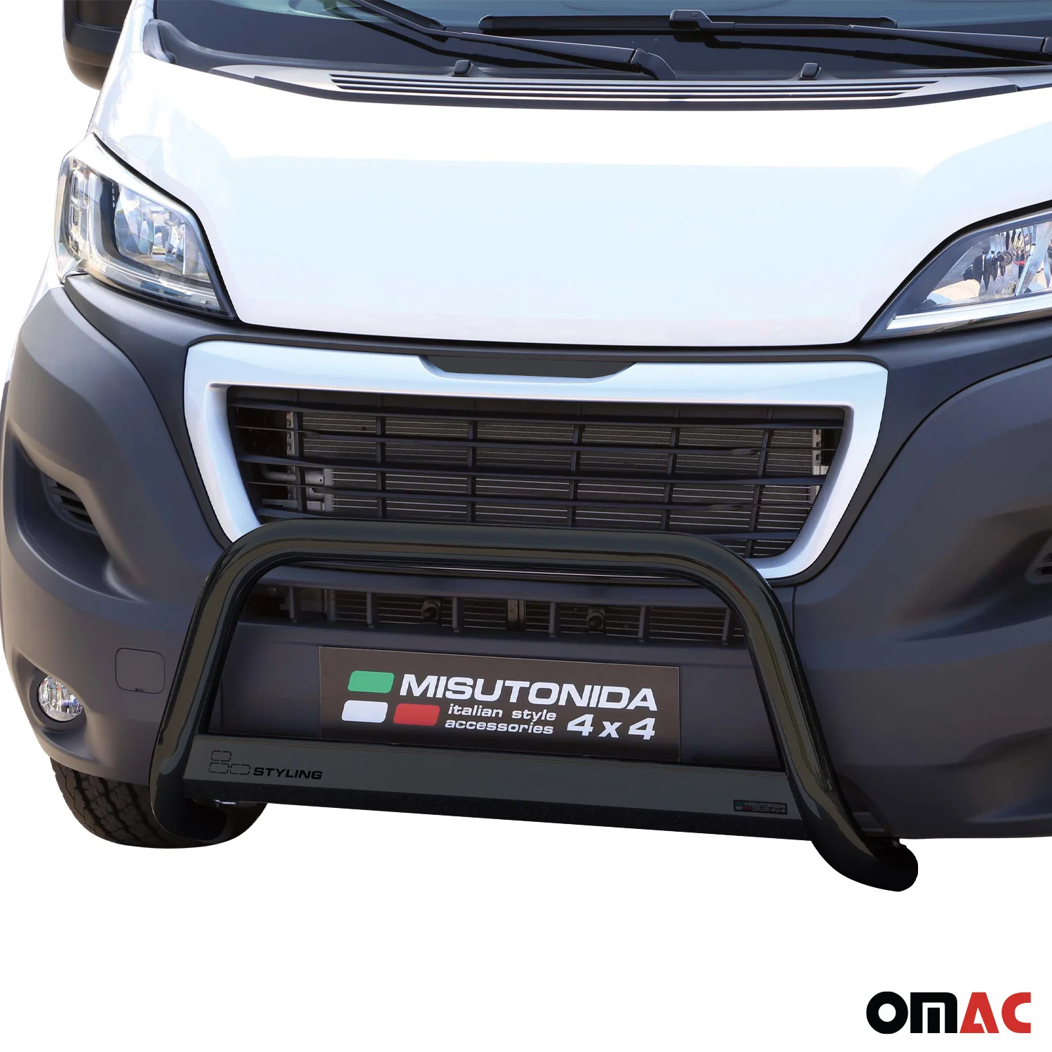 Frontbügel Frontschutzbügel für Peugeot Boxer 2014-2023 ø63mm Schwarz Schutz - Image 2
