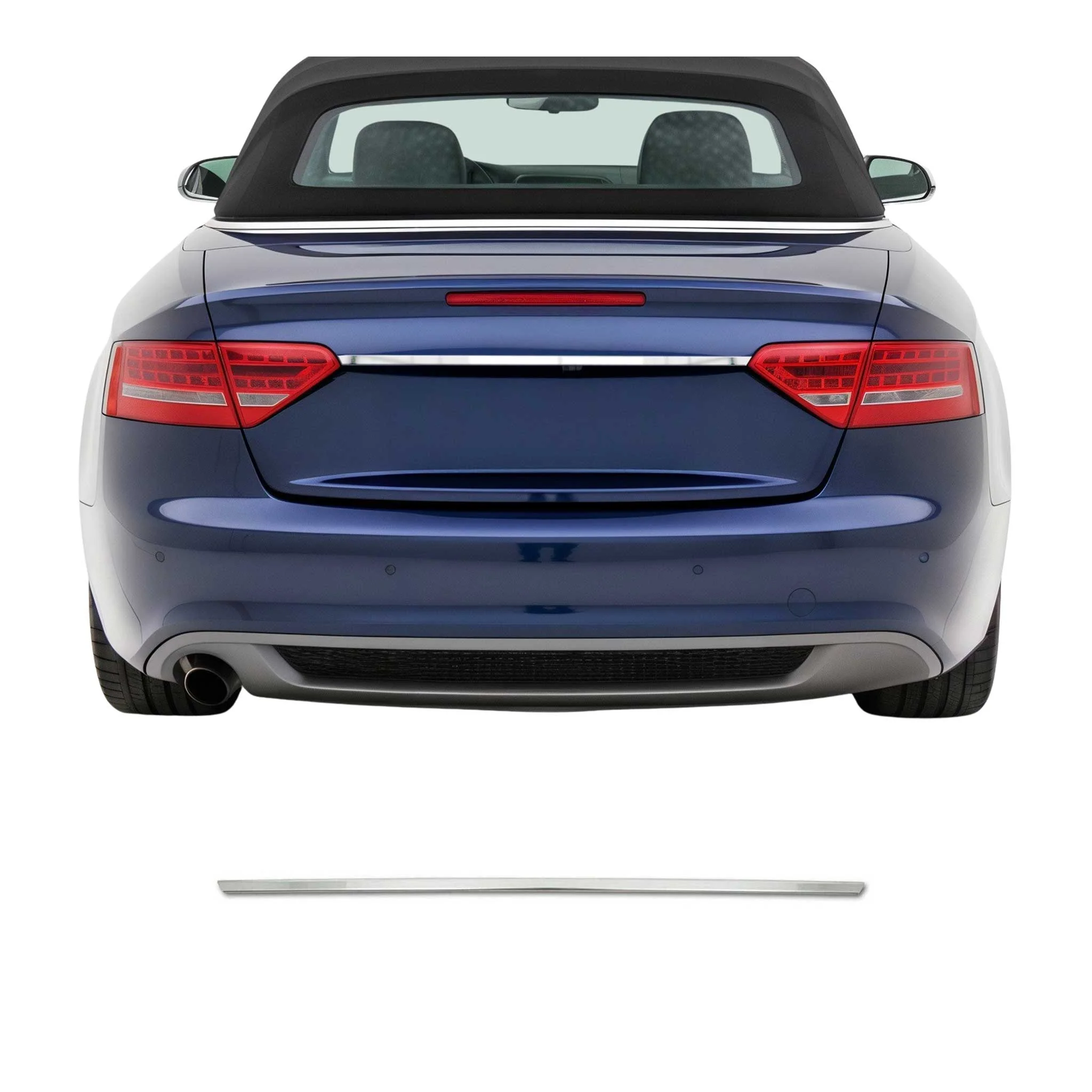 Kofferraumöffner Griff für Audi A5 Cabriolet Coupe 8T 8F 2007-17 Edelstahl Chrom
