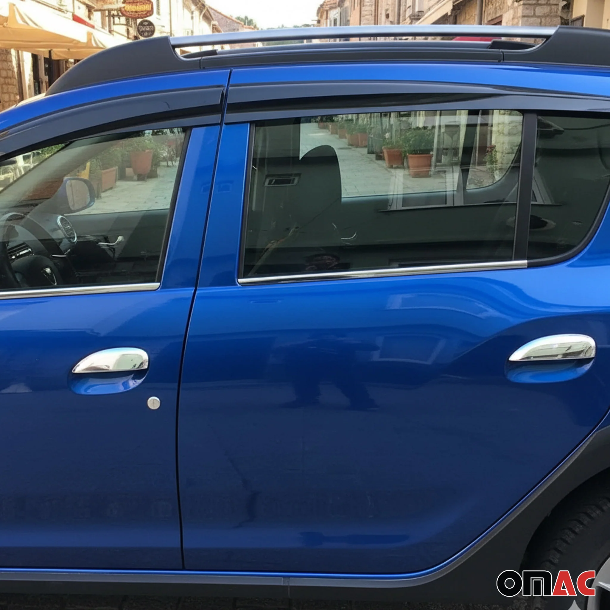 Chrom Türgriff Blende für Dacia Logan 2013-2020 4-Tür Edelstahl 4tlg - Image 3