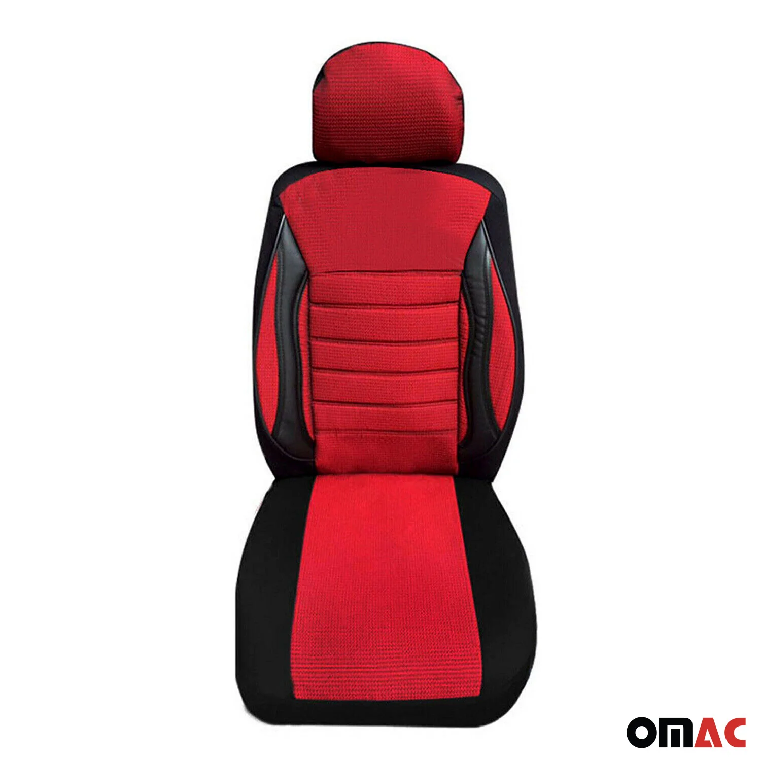 Schonbezüge Sitzbezüge für Citroen Jumpy / Jumper / SpaceTourer Schwarz Rot 2+1 - Image 7