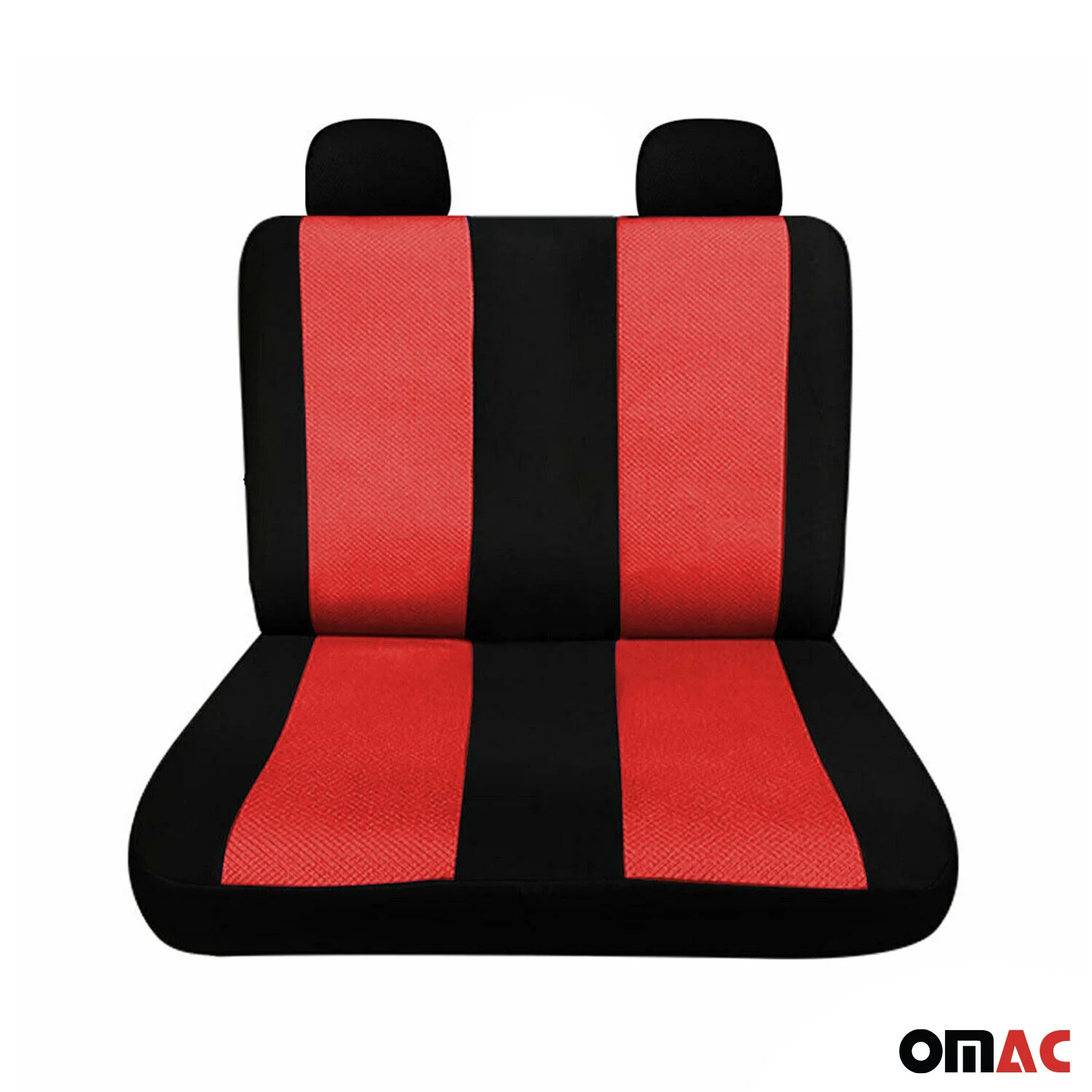Schonbezüge Sitzbezüge für Citroen Jumpy / Jumper / SpaceTourer Schwarz Rot 2+1 - Image 8