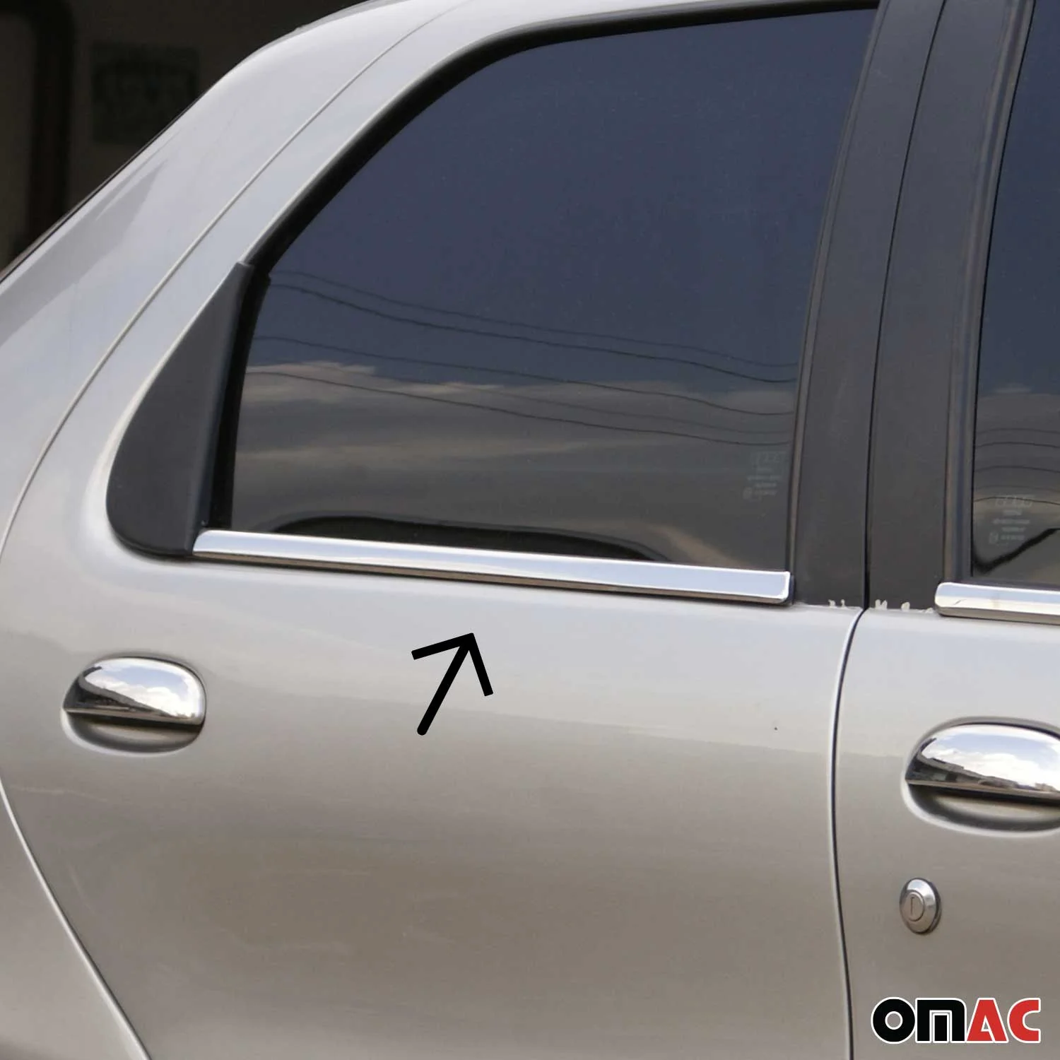Fensterleisten Fensterrahmen für Fiat Palio / Sienna 1995-2004 Edelstahl Chrom - Image 3