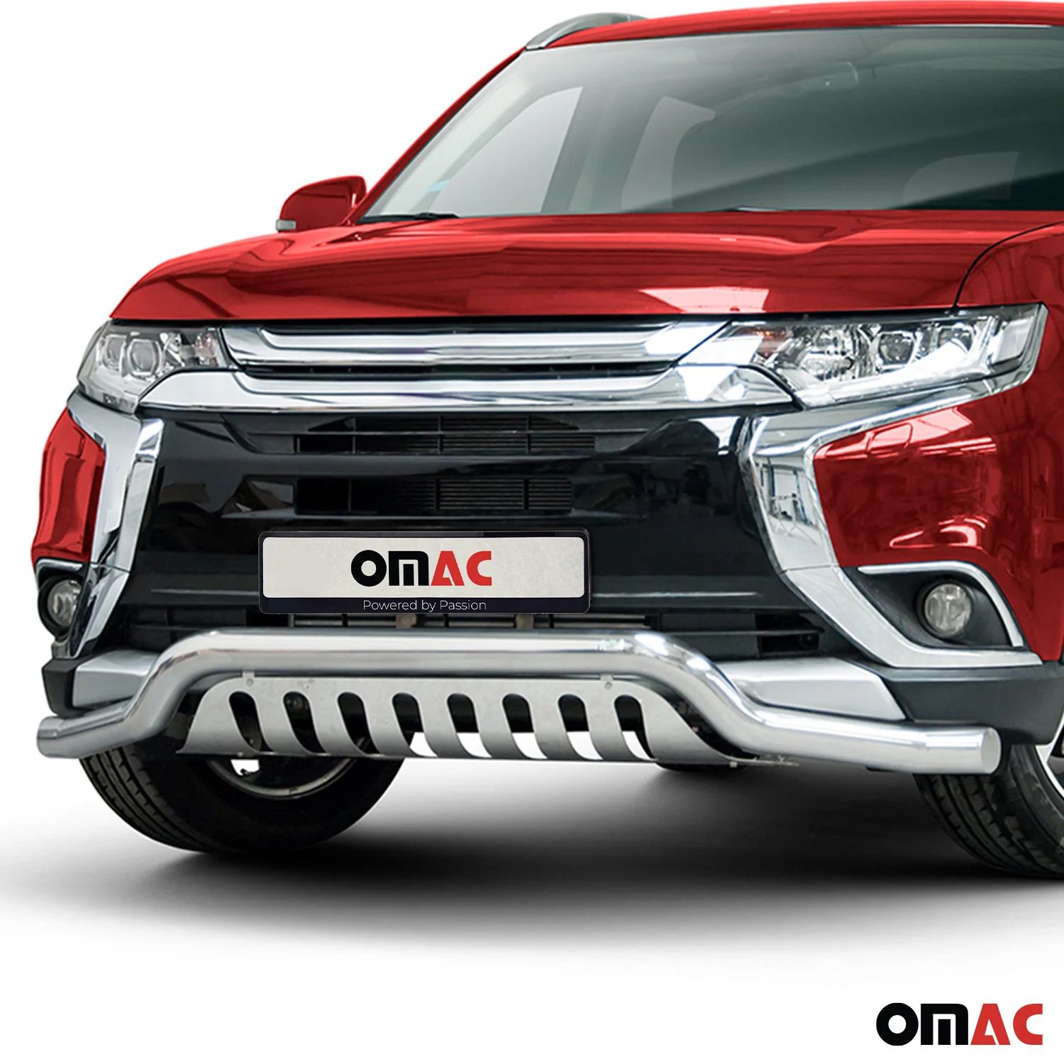Frontbügelschutz Frontschutzbügel für Mitsubishi Outlander III 2015-18 FL Silber - Image 2