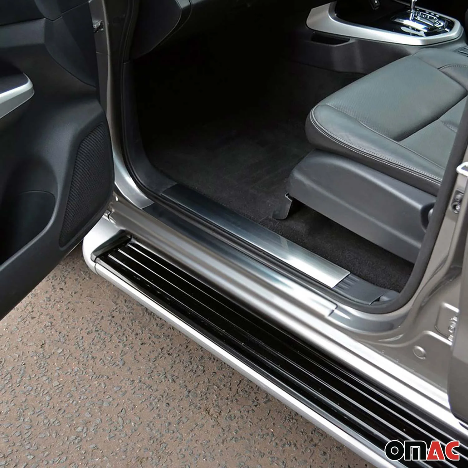 Einstiegsleisten Türschutzleisten für Nissan Navara 2005-2023 Edelstahl 4tlg - Image 2