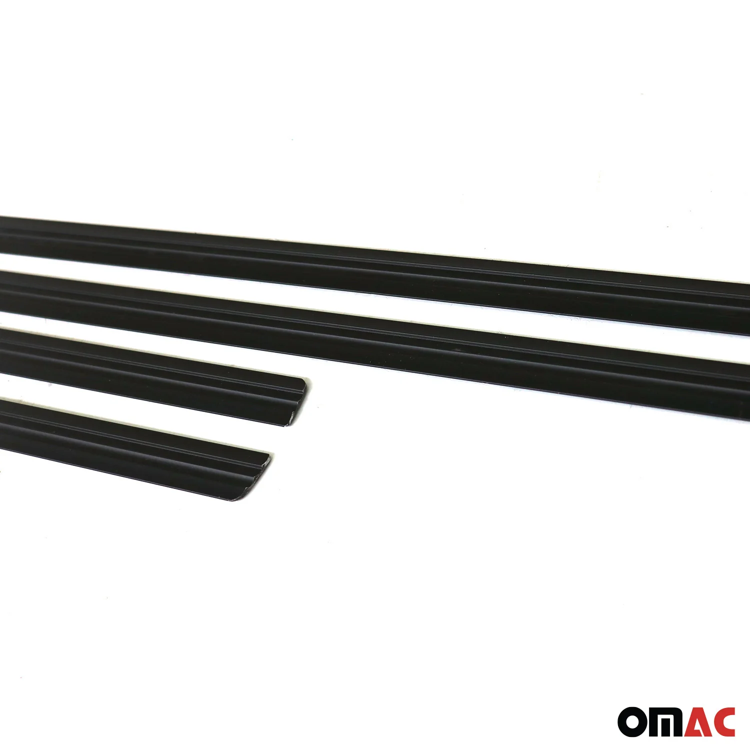 Seitentürleiste Türschutzleiste für Nissan Qashqai 2013-2021 Alu Schwarz 4x - Image 7