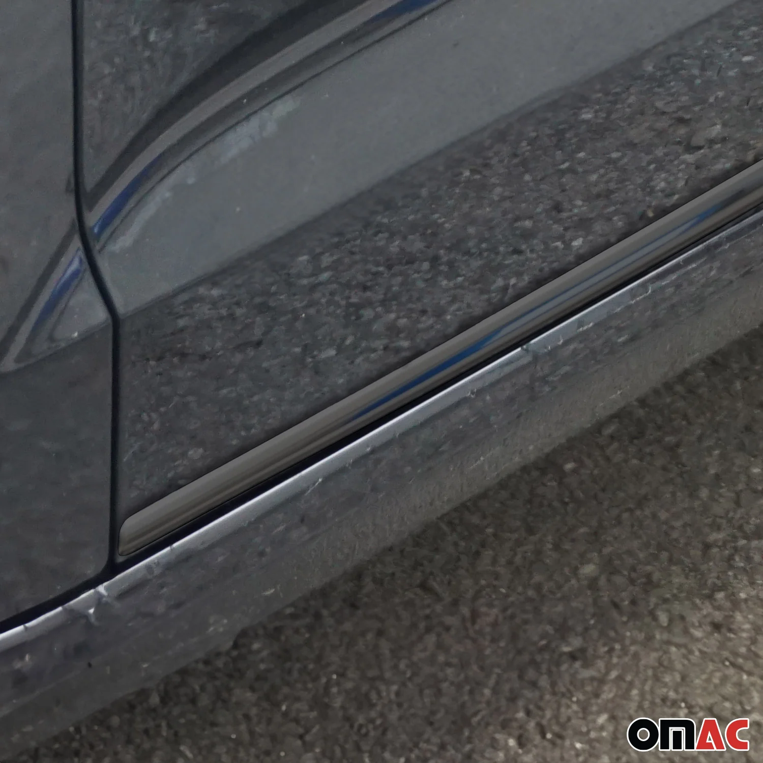 Seitentürleiste Türschutzleiste für Opel Meriva B 2010-2017 Chrom Dunkel 4x - Image 3