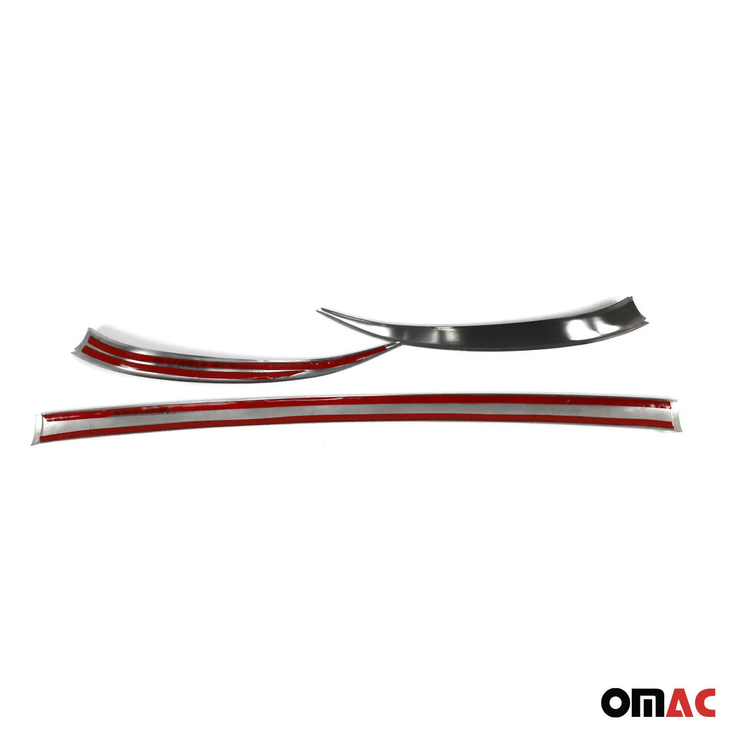 Kühlergrill Grillleisten für Peugeot 2008 2020-21 Edelstahl Dunkel Chrom 3tlg - Image 5