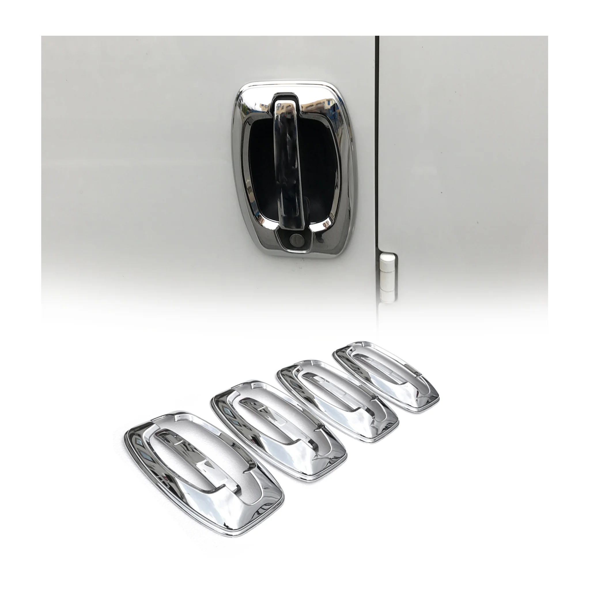 Türgriff Blende Türgriffkappen für Peugeot Boxer 2006-2020 4-Tür Chrom ABS 8x