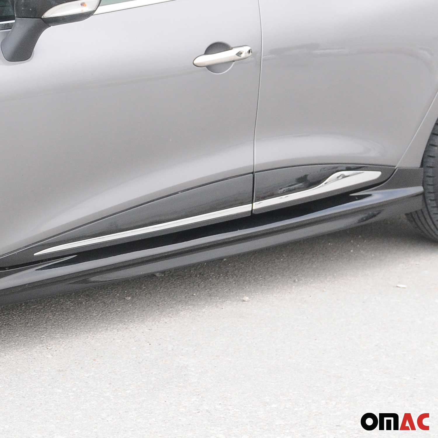 Seitentürleiste Türleisten Türschutzleiste für Renault Clio 2012-2019 Chrom 4x - Image 2