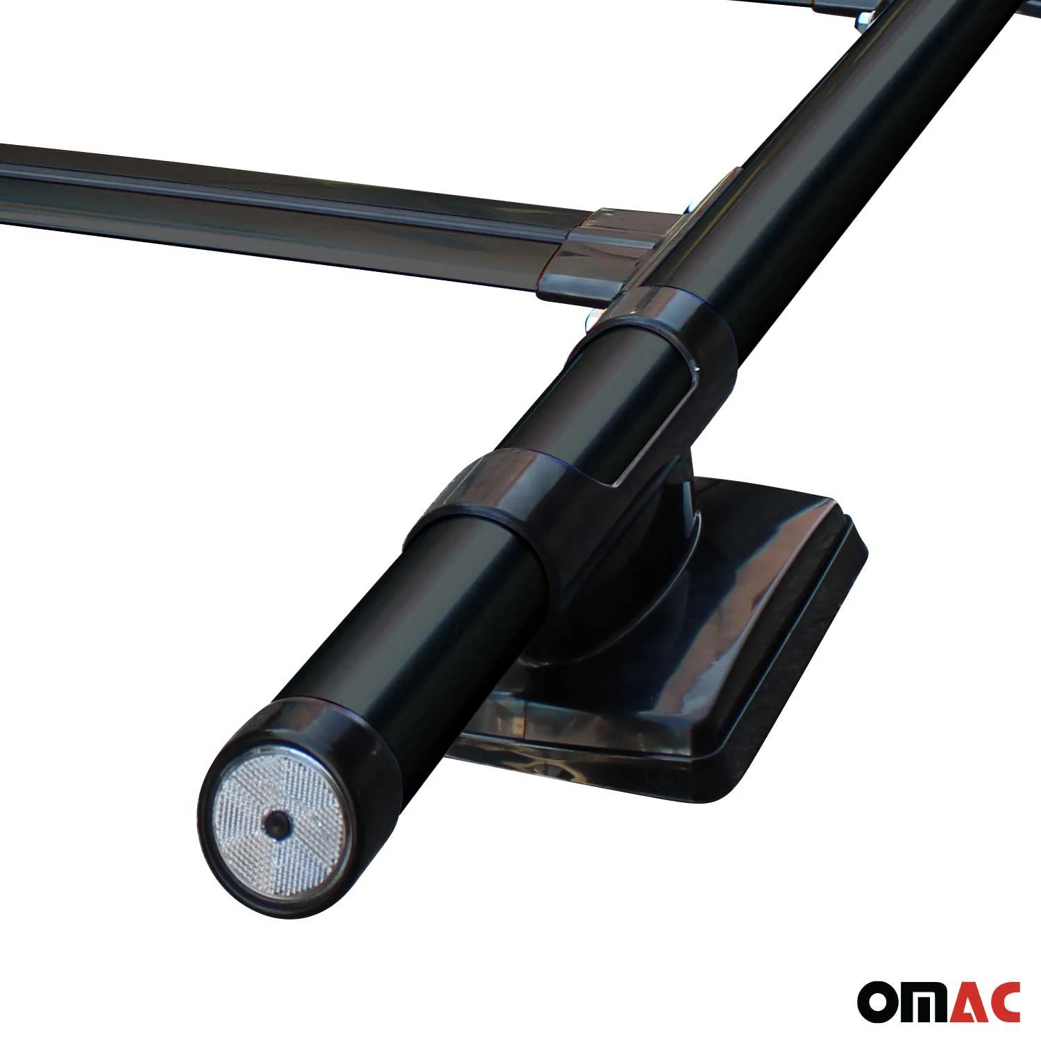 Dachreling & Dachträger Satz für VW Amarok DoubleCab 2010-2022 Alu Schwarz 4x - Image 12