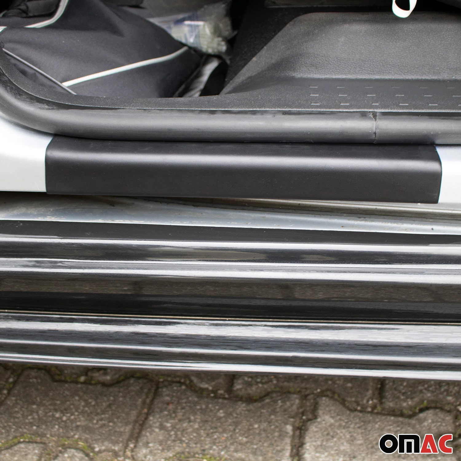 Einstiegsleisten Türschweller für VW Caddy 2015-2020 ABS Schwarz 2tlg - Image 2