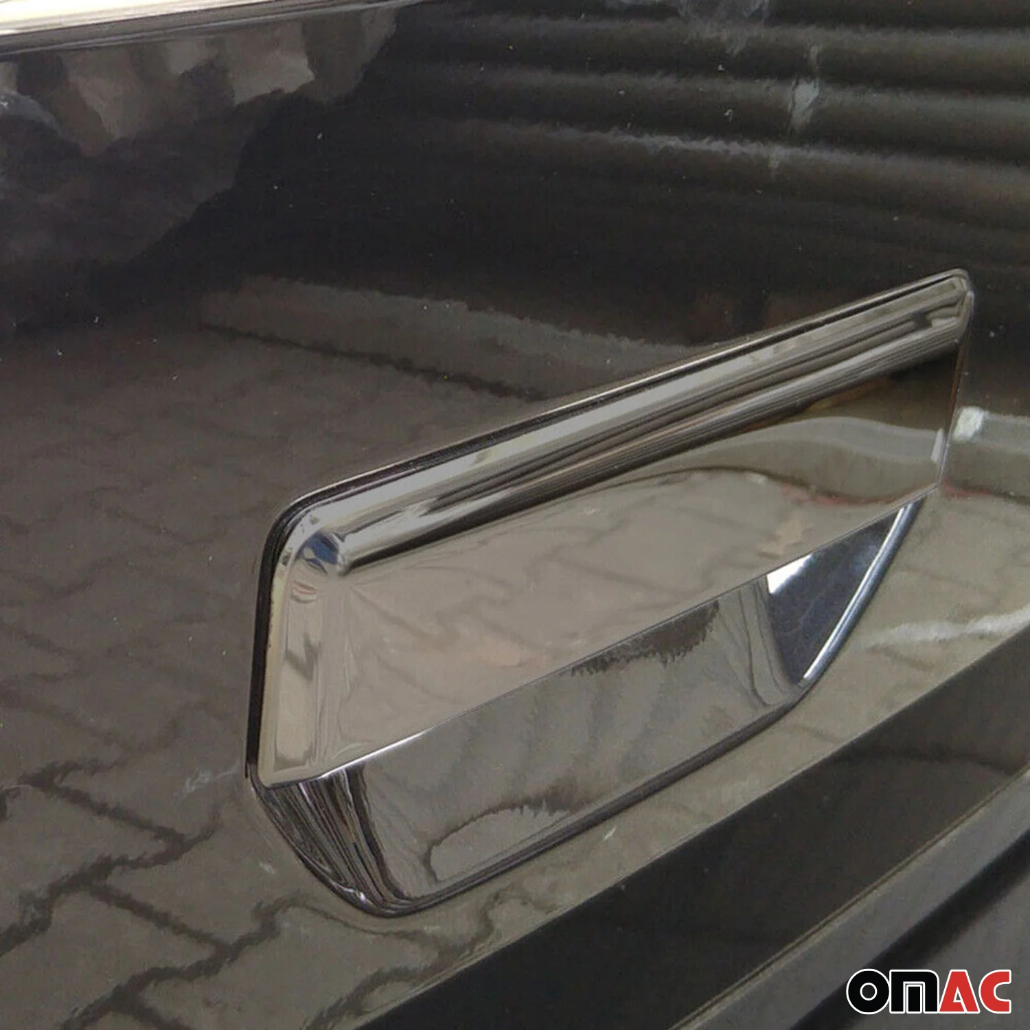 Heckklappe Kofferraumöffner Griff für VW Caddy 2021-2026 Edelstahl Dunkel 1tlg - Image 6