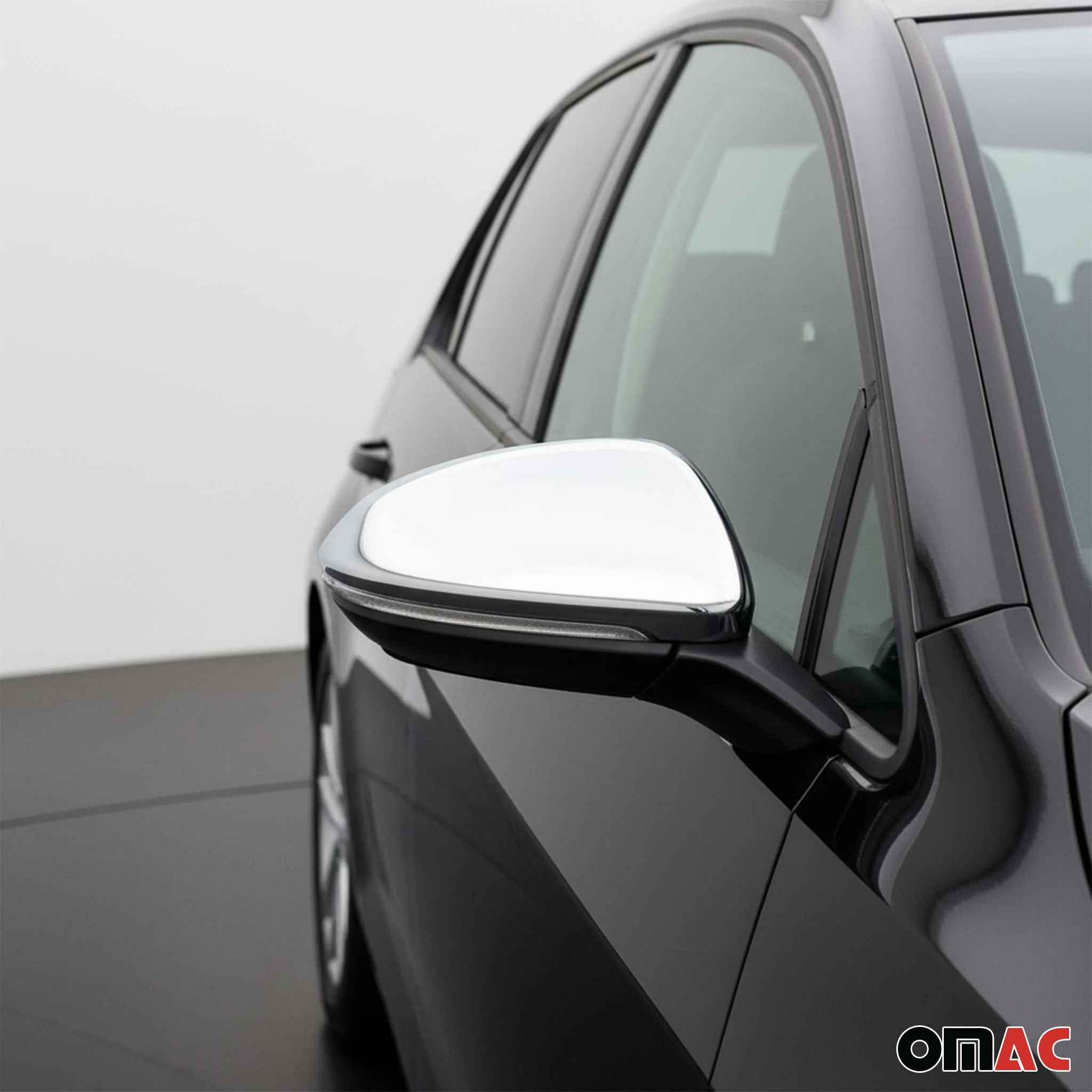 Spiegelkappen Spiegelabdeckung für VW Golf Sportsvan 2014-2019 Edelstahl Chrom - Image 2