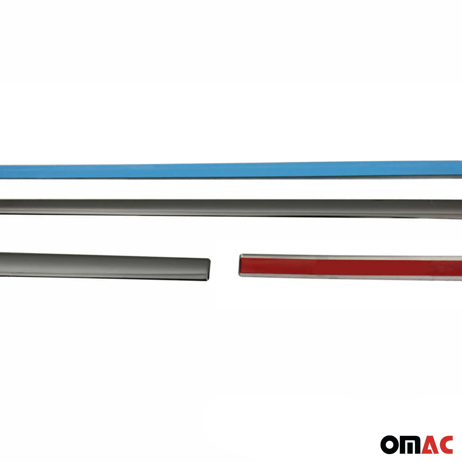 Seitentürleiste Türleisten Türschutzleiste für VW Polo 2001-2009 Chrom Dunkel 4x - Image 7