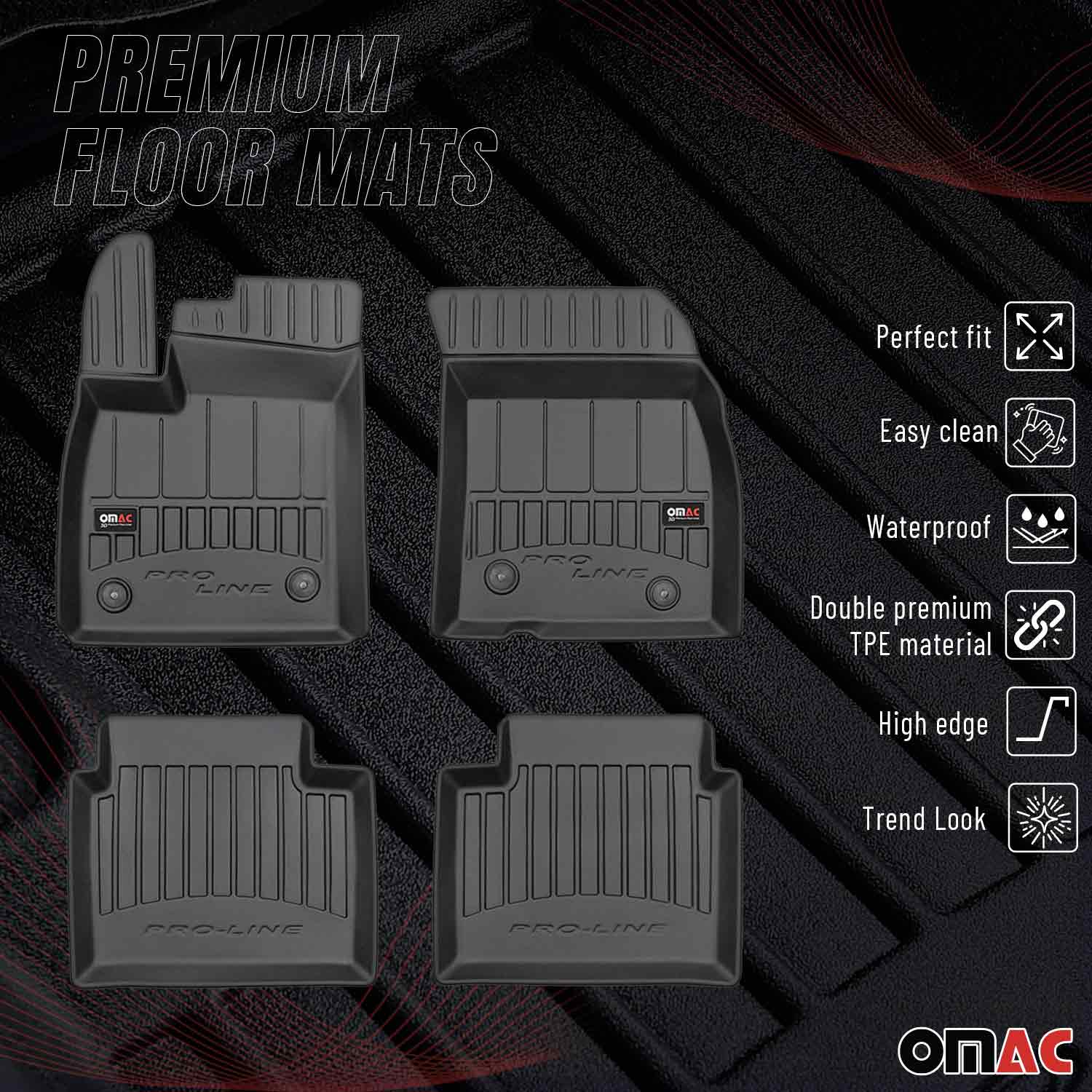 OMAC Gummi Fußmatten für Ford Focus mk4 2019-2025 Premium TPE Automatten - Image 2