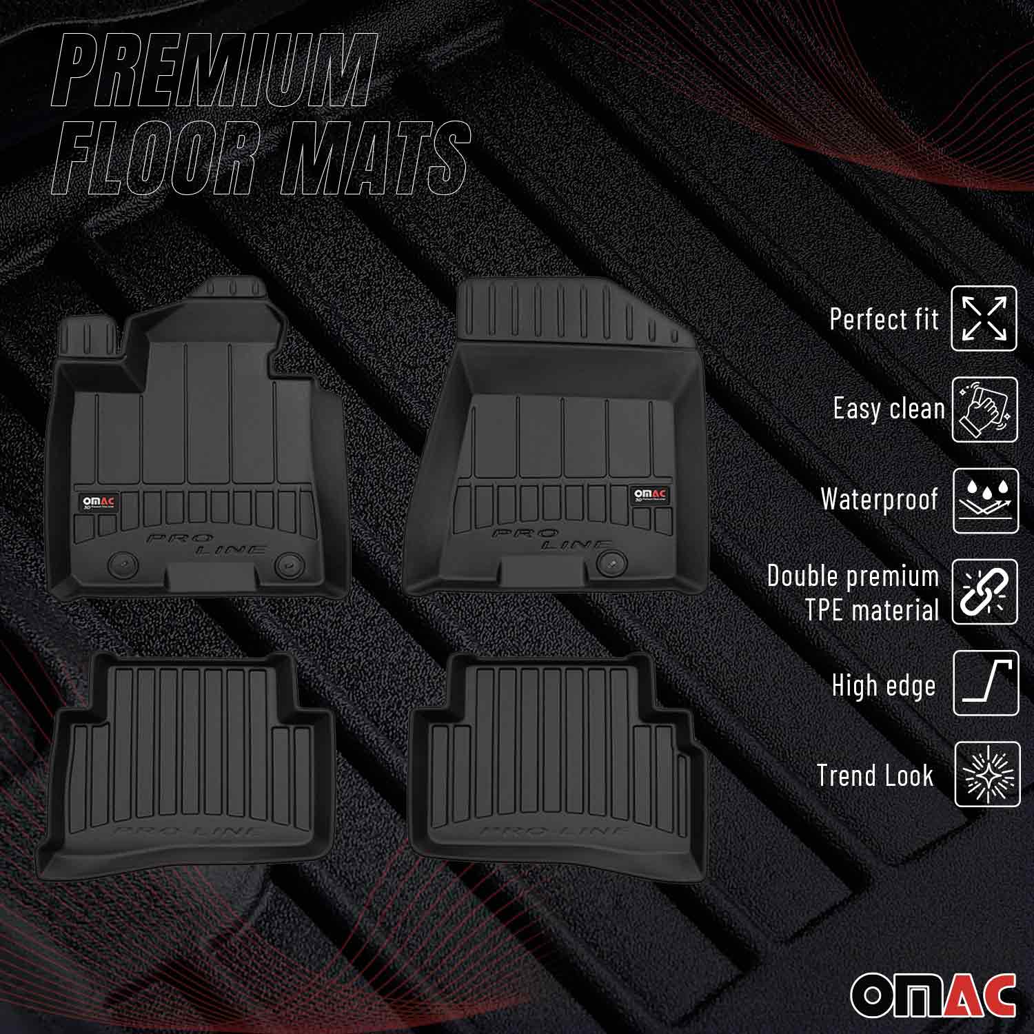 OMAC Gummi Fußmatten für Hyundai Tucson 2015-2020 Premium TPE Automatten 4tlg - Image 2
