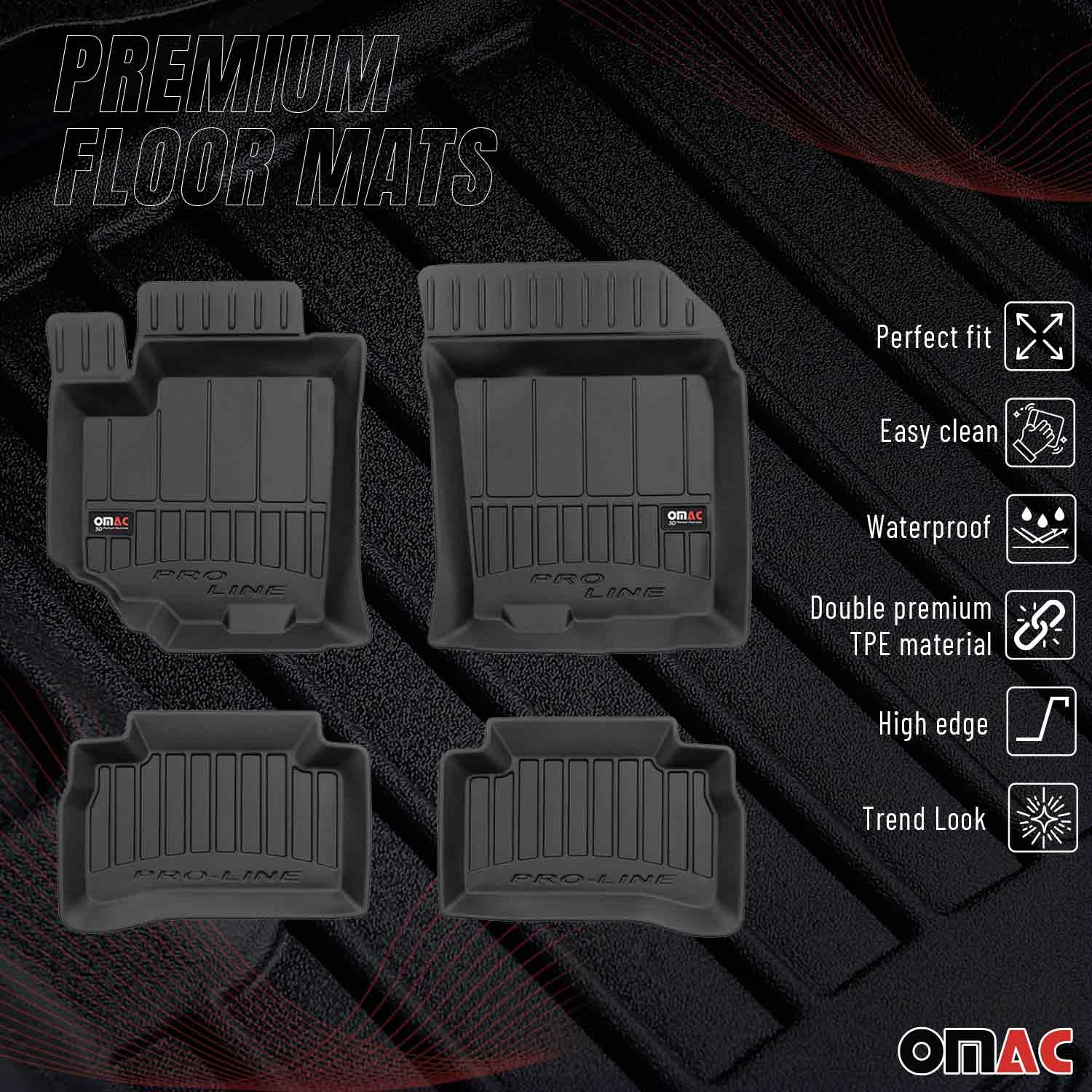 OMAC Gummi Fußmatten für Suzuki Vitara 2015-2024 Premium TPE Automatten 4tlg - Image 2