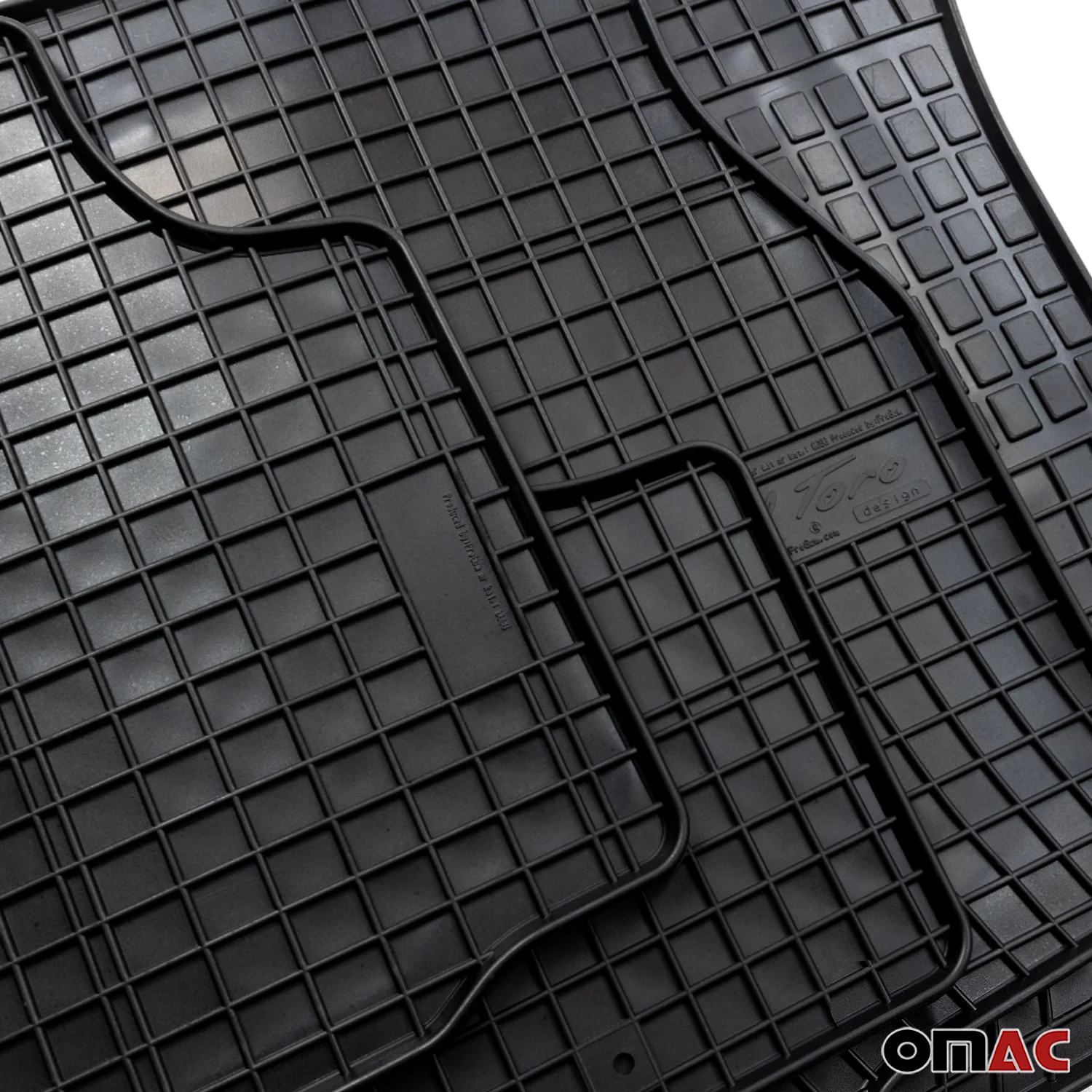 OMAC Gummi Fußmatten für Opel Mokka 2012-2020 Automatten Gummi TPE Schwarz 4tlg - Image 5
