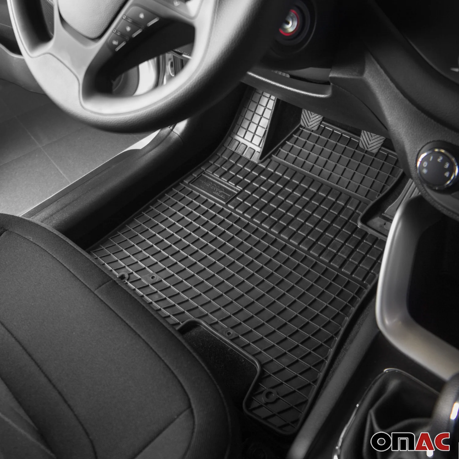 OMAC Gummi Fußmatten für Peugeot Expert 1995-2007 Automatten TPE Schwarz 3x - Image 4