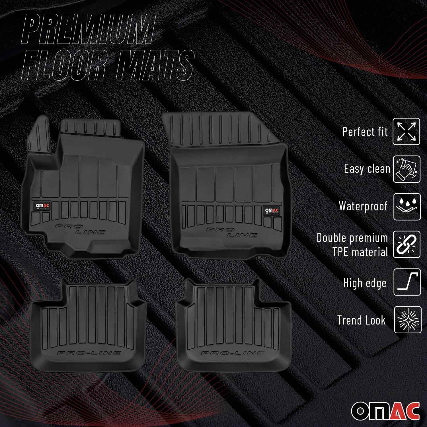 OMAC Gummi Fußmatten für Subaru Impreza 2016-2023 Premium TPE Automatten 4tlg - Image 2