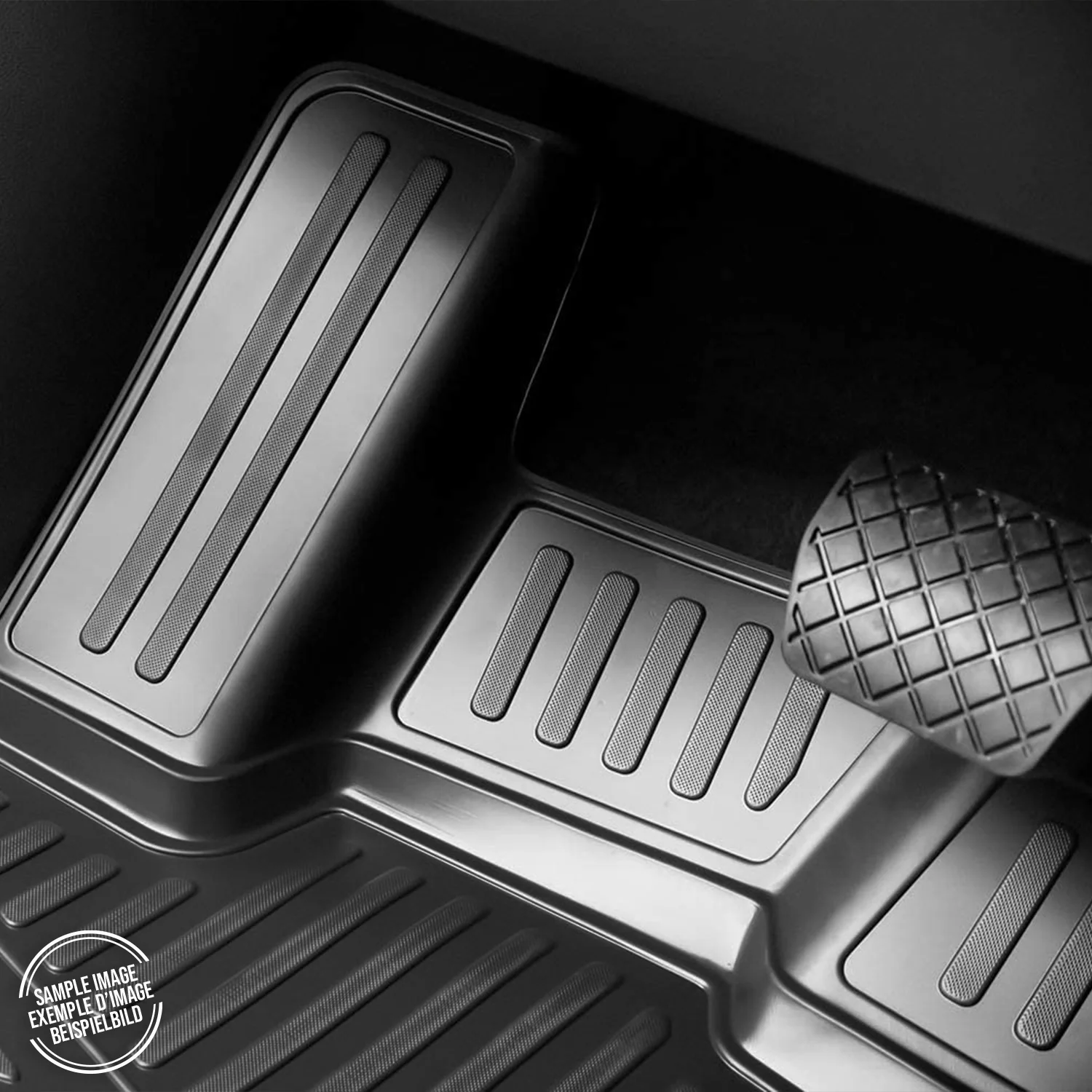 OMAC Gummimatten Fußmatten für Suzuki Swift 2017-2023 TPE Automatten Schwarz 4x - Image 5