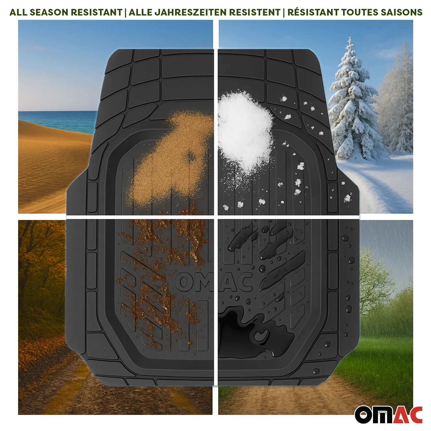 Fußmatten Gummimatten 3D Matte für Toyota RAV4 Gummi Schwarz 4Tlg - Image 4