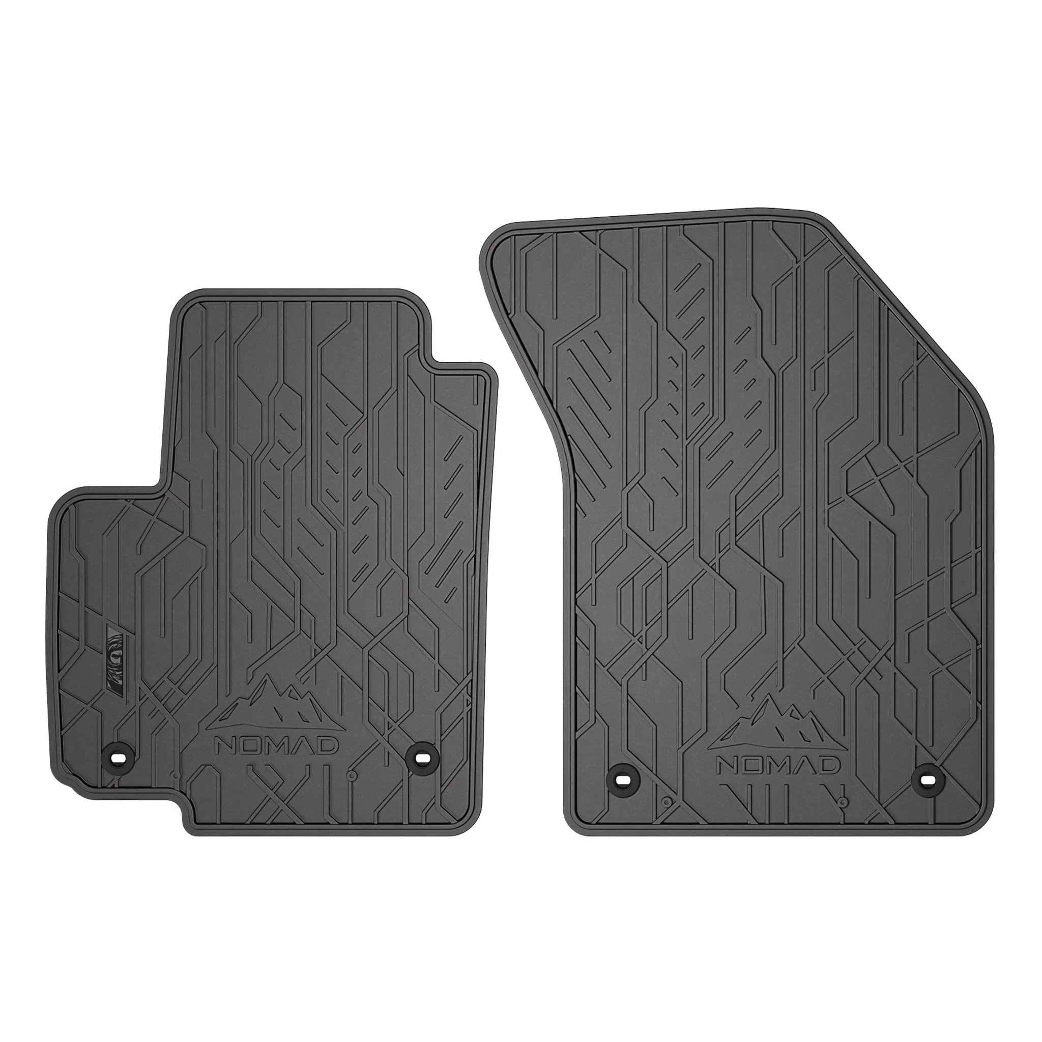 Fußmatten Gummimatten Antirutsch für Suzuki SX4 2006-2014 Gummi Schwarz 2 tlg