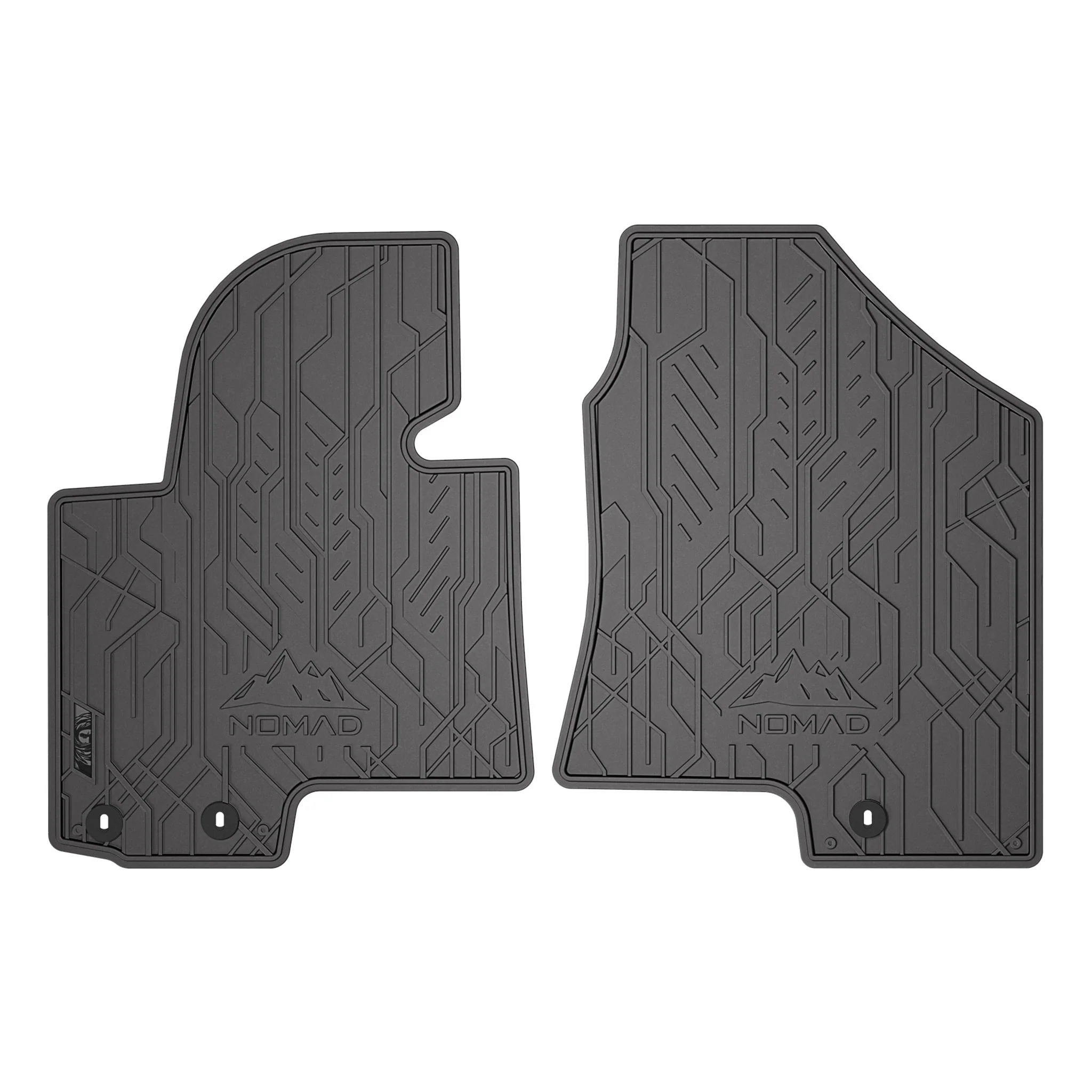 Fußmatten Gummimatten Automatten für Hyundai ix35 I 2009-2015 Gummi Schwarz 2tlg