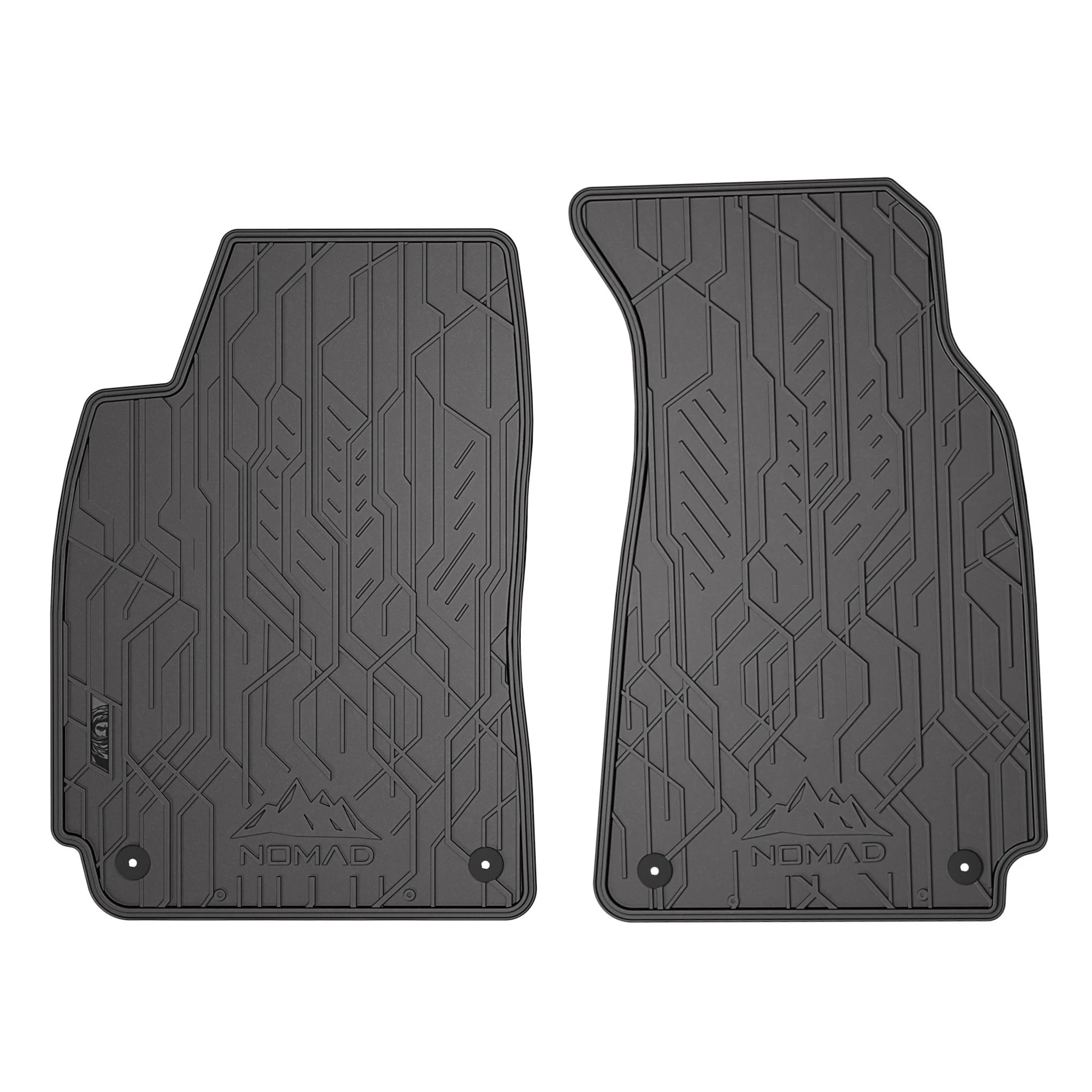 Fußmatten Gummimatten Automatten für VW Passat B5 1996-2005 Gummi Schwarz 2tlg