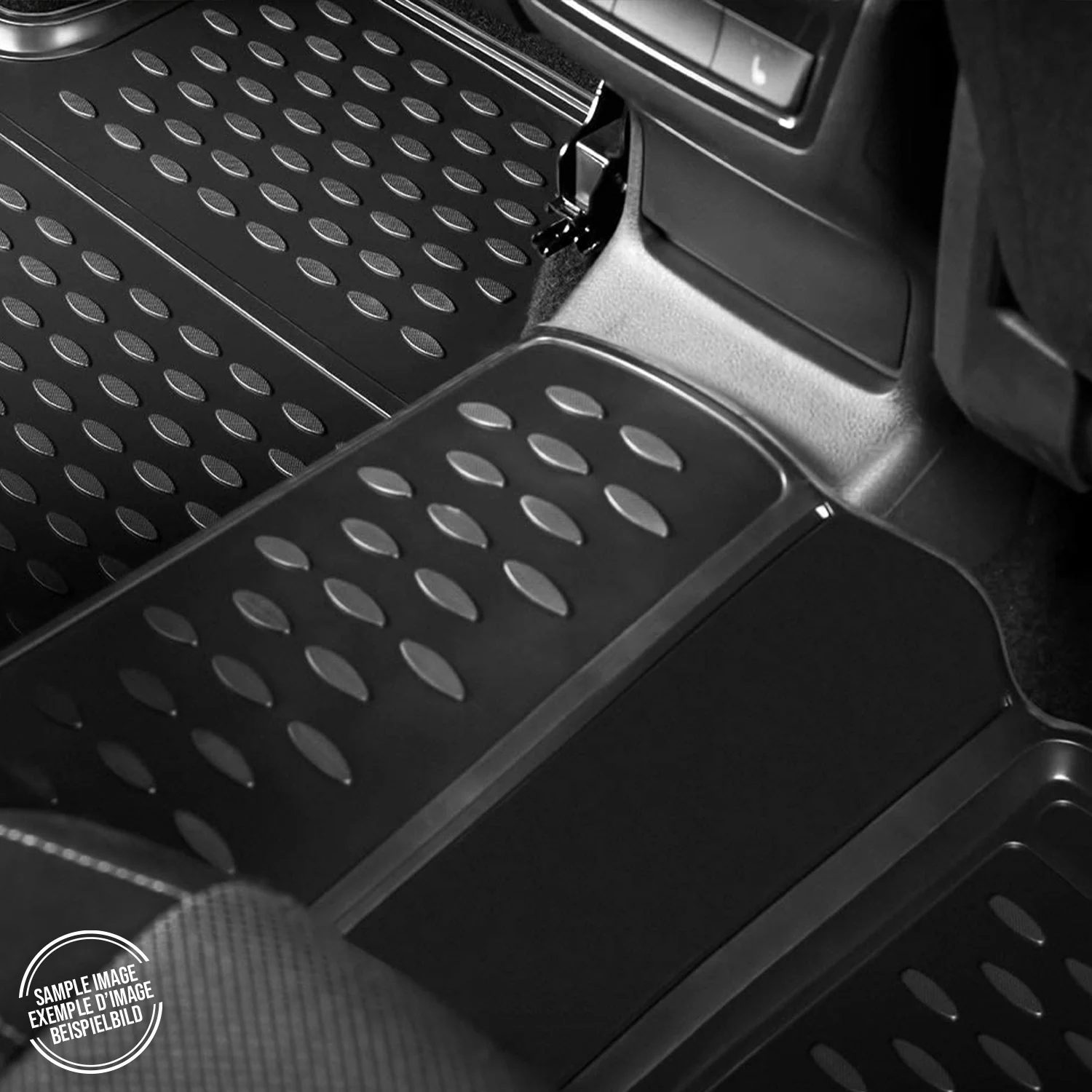 OMAC Gummimatten Fußmatten für Audi A3 8Y 2020-2026 TPE Automatten Schwarz 4x - Image 6