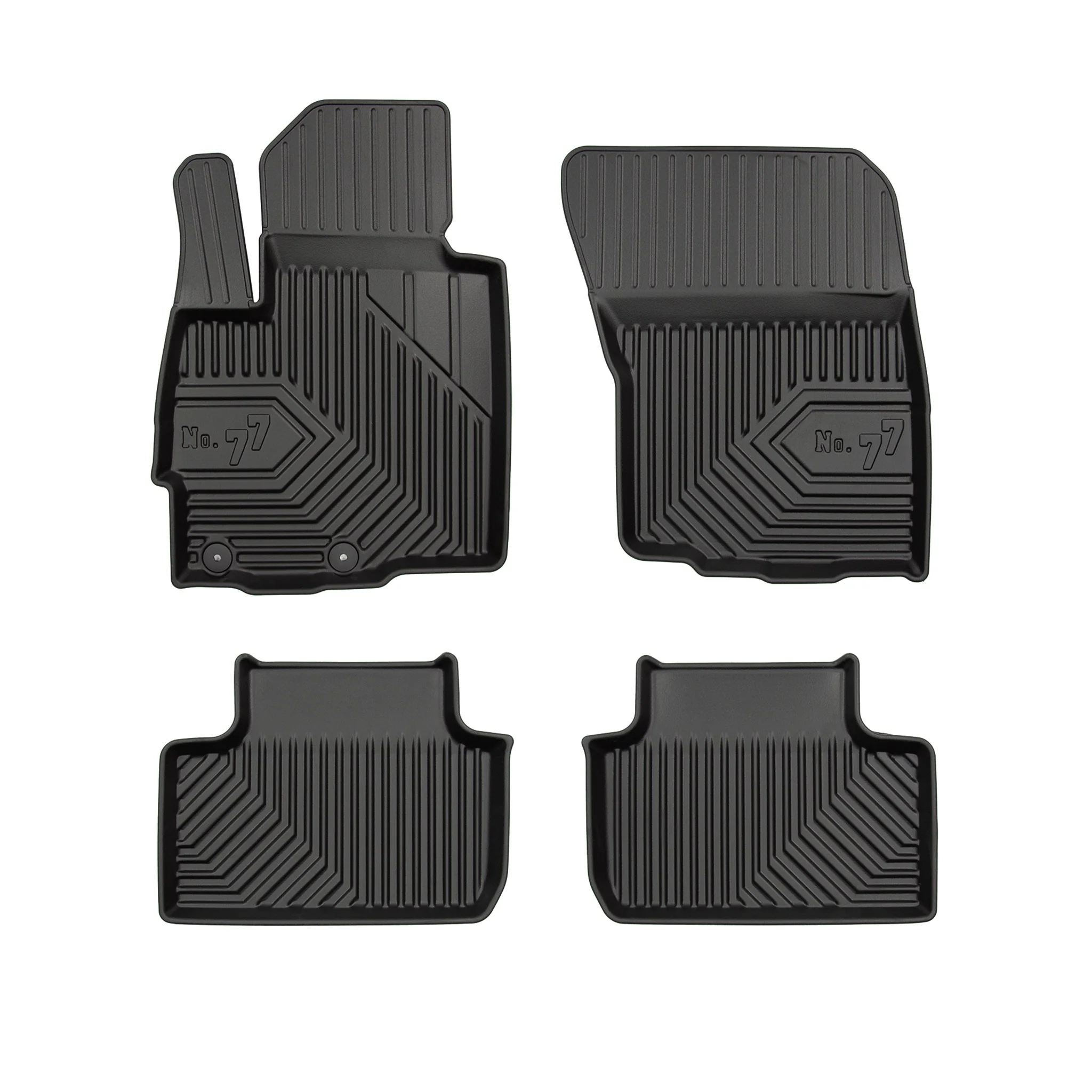 Fußmatten Gummimatten für Citroen C4 Aircross 2012-2017 TPE Schwarz 4 Teile