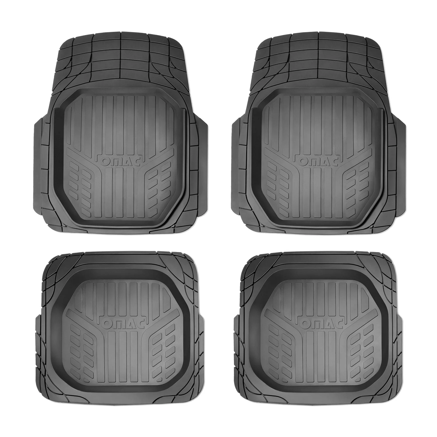 Fußmatten Gummimatten 3D Passform für Ford Ecosport Gummi Schwarz 4tlg