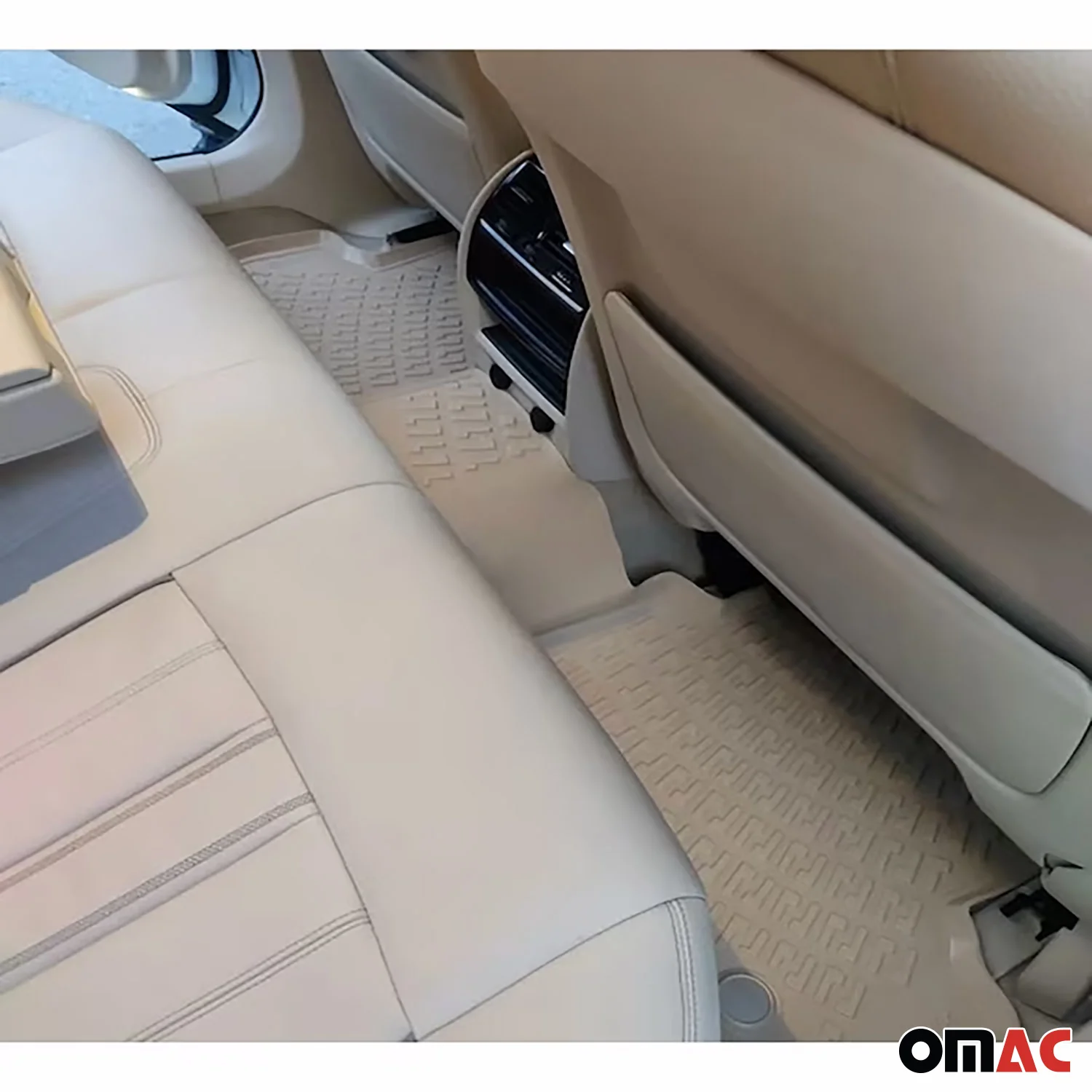 Fußmatten 3D Gummimatten für Honda Civic 2015-2021 Gummi TPE Beige 4tlg - Image 7