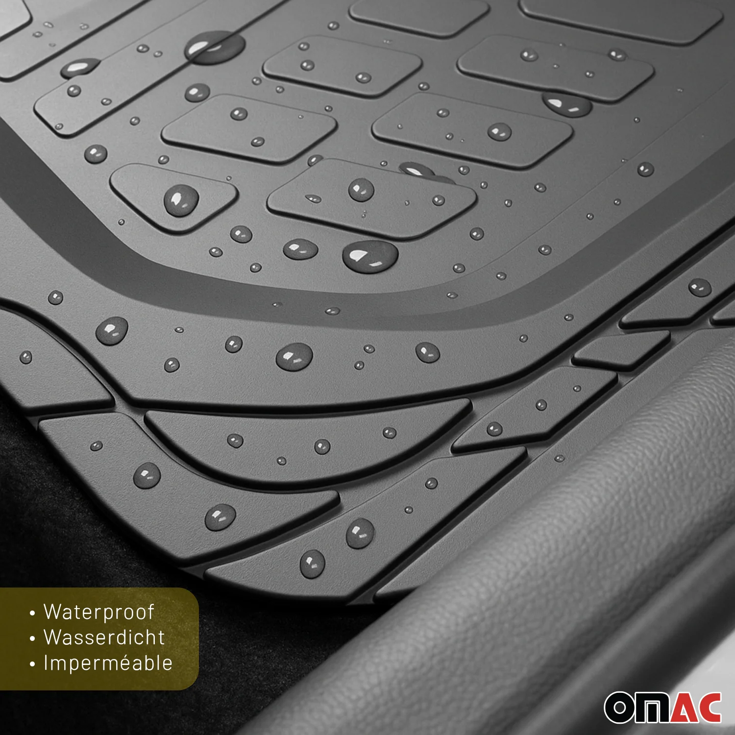 Fußmatten Gummimatten 3D Passform für Hyundai Tucson Gummi Schwarz 4tlg - Image 9