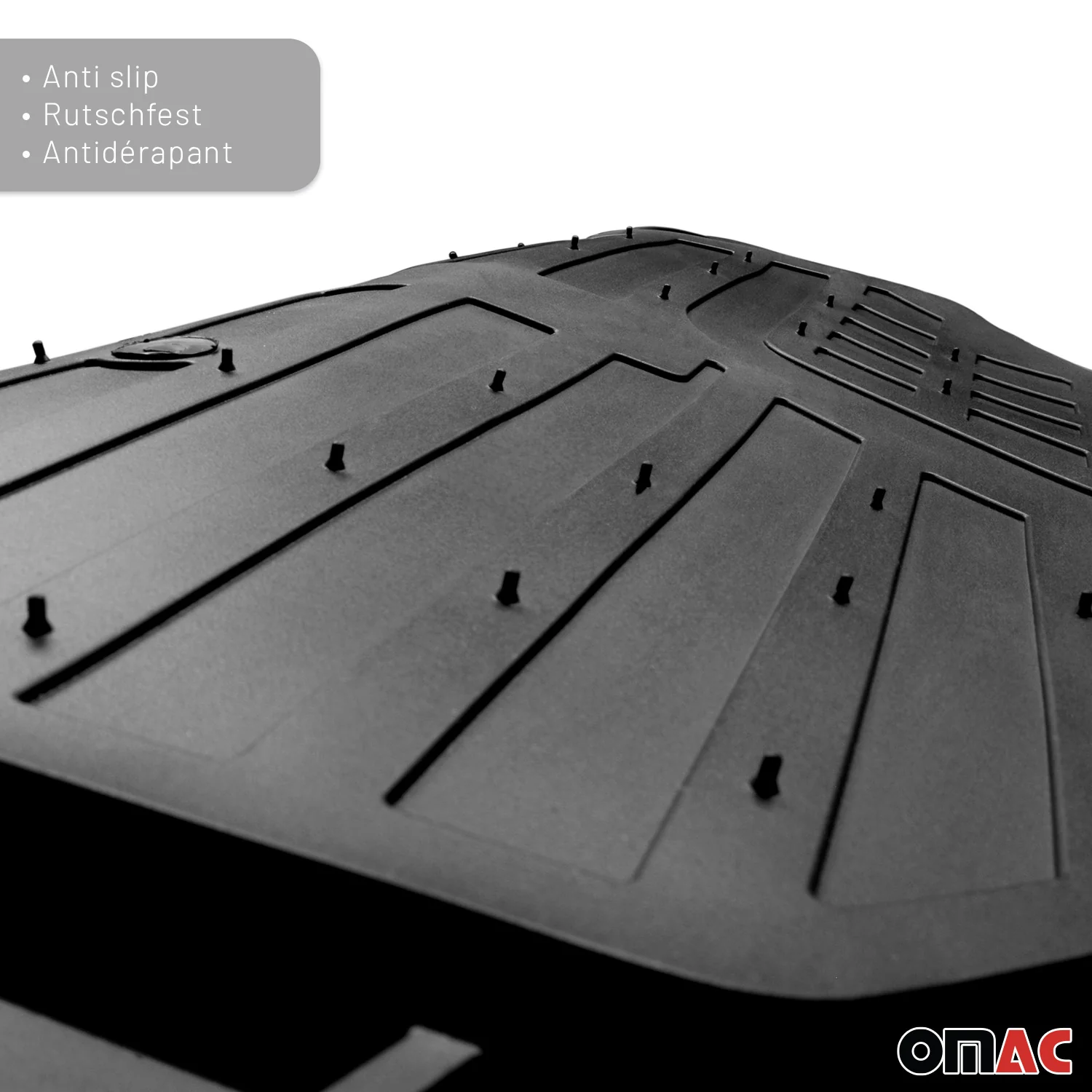 Fußmatten Gummimatten 3D Passform für Suzuki Ignis Gummi Schwarz 4tlg - Image 10
