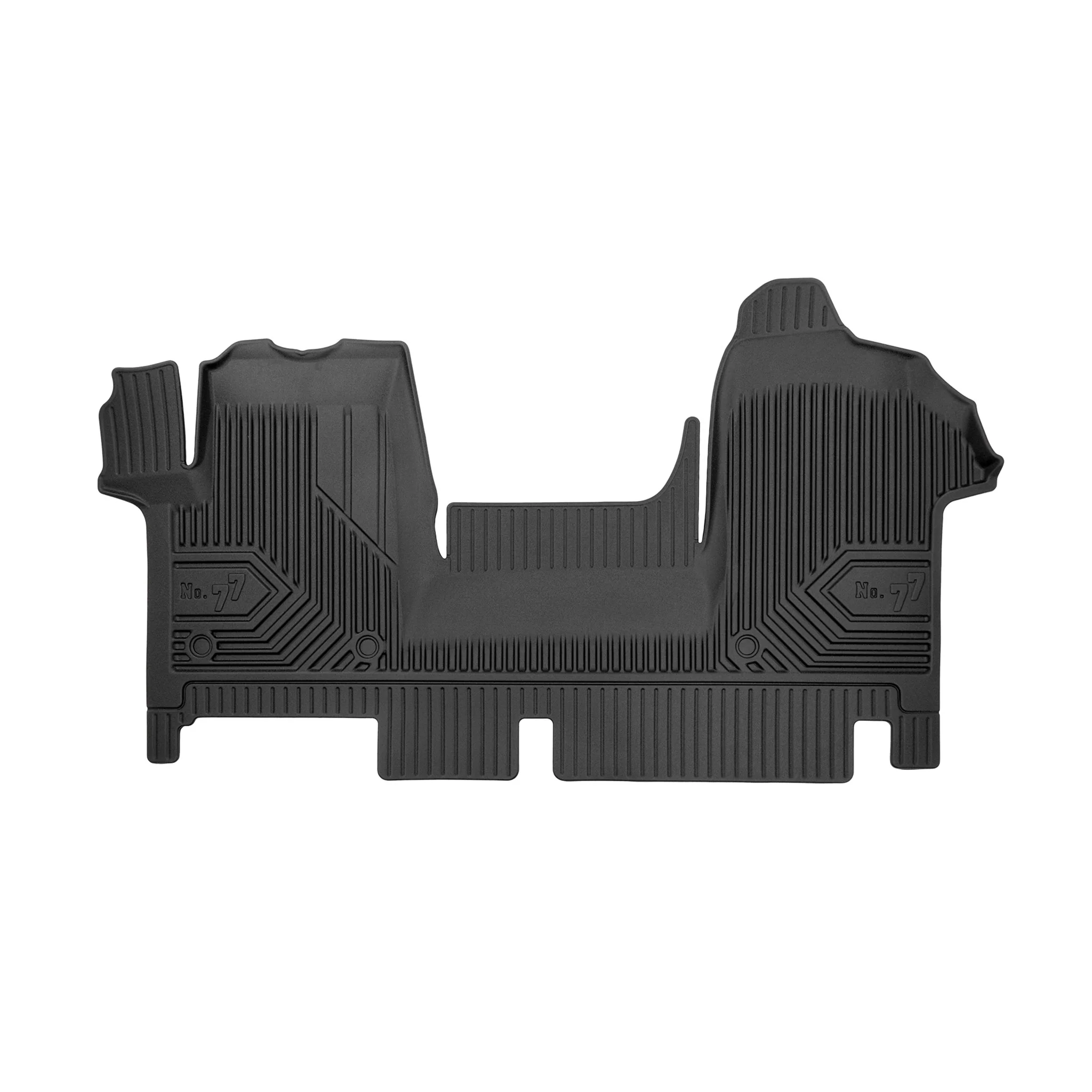 Fußmatten Gummimatten No.77 für Renault Master III 2010-2019 TPE Schwarz 1 tlg