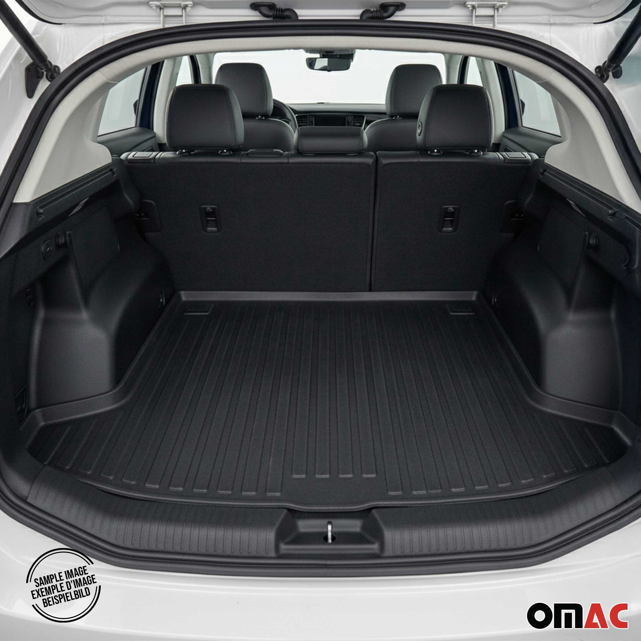 Fußmatten & Kofferraumwanne Set für Renault Kadjar 2015-2022 Gummi Schwarz 5x - Image 5