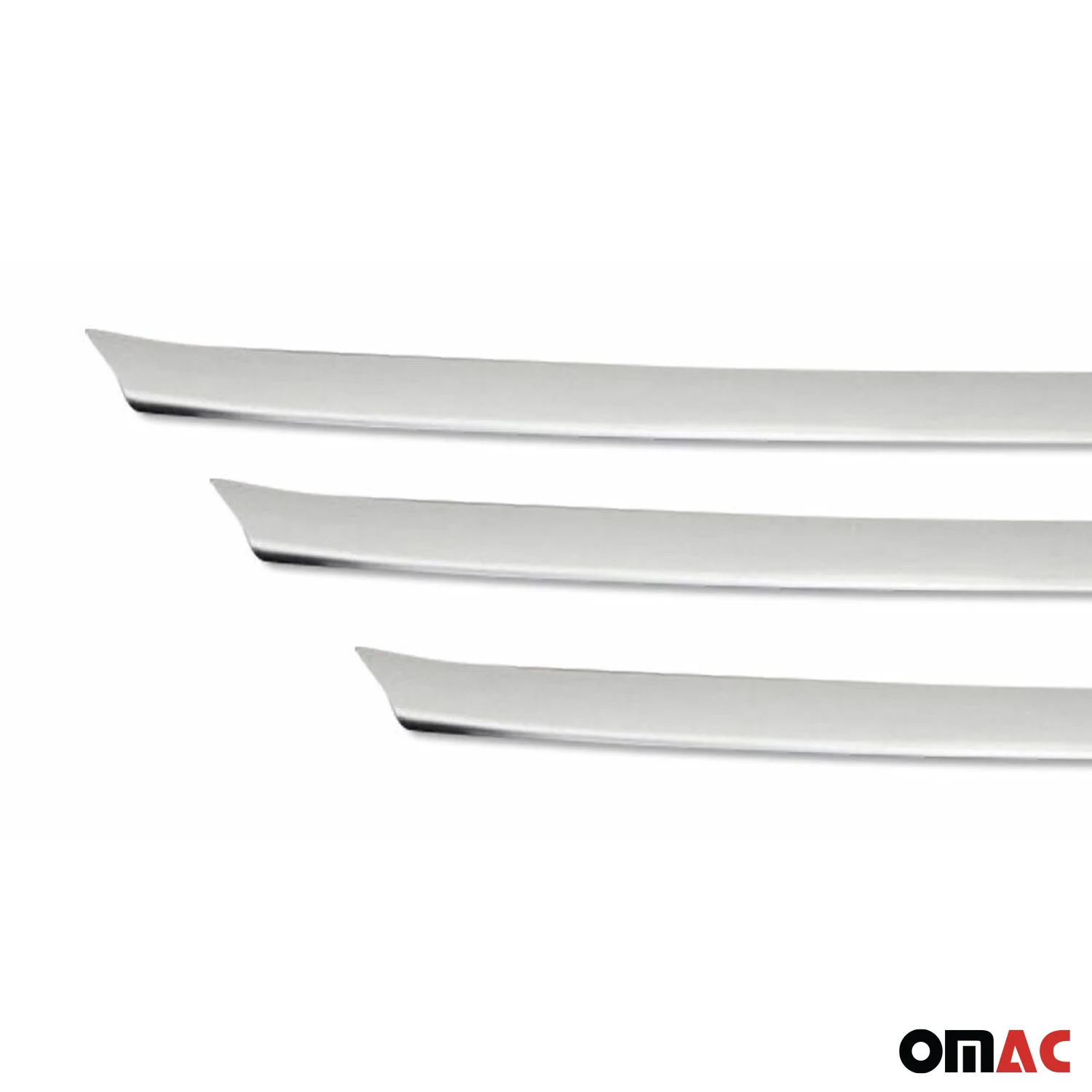 Grill Leiste Kühlergrill für Hyundai i40 2011-2014 Edelstahl Chrom 3 tlg - Image 5
