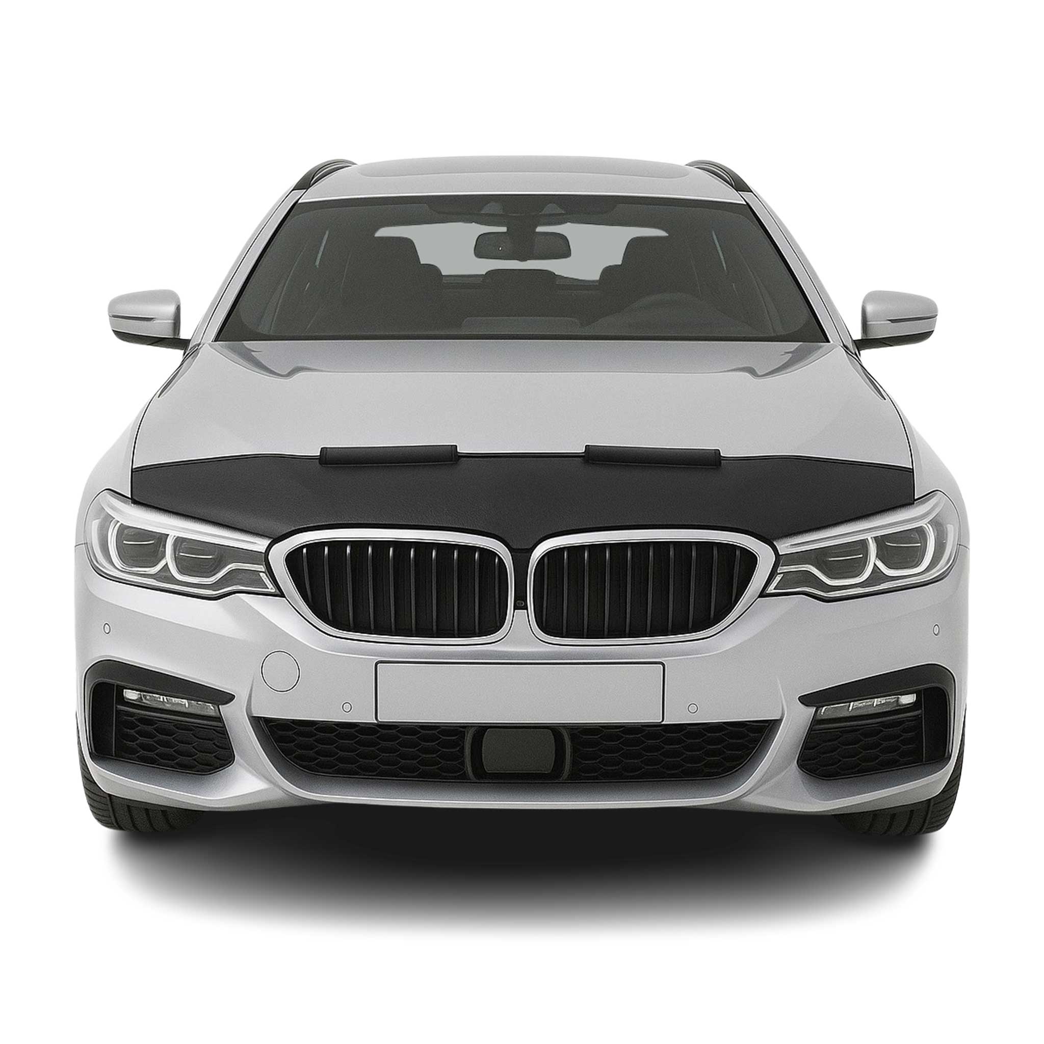 Haubenbra Steinschlagschutz für BMW 5er G30 G31 2017-2020 Pre-FL Schwarz Halb