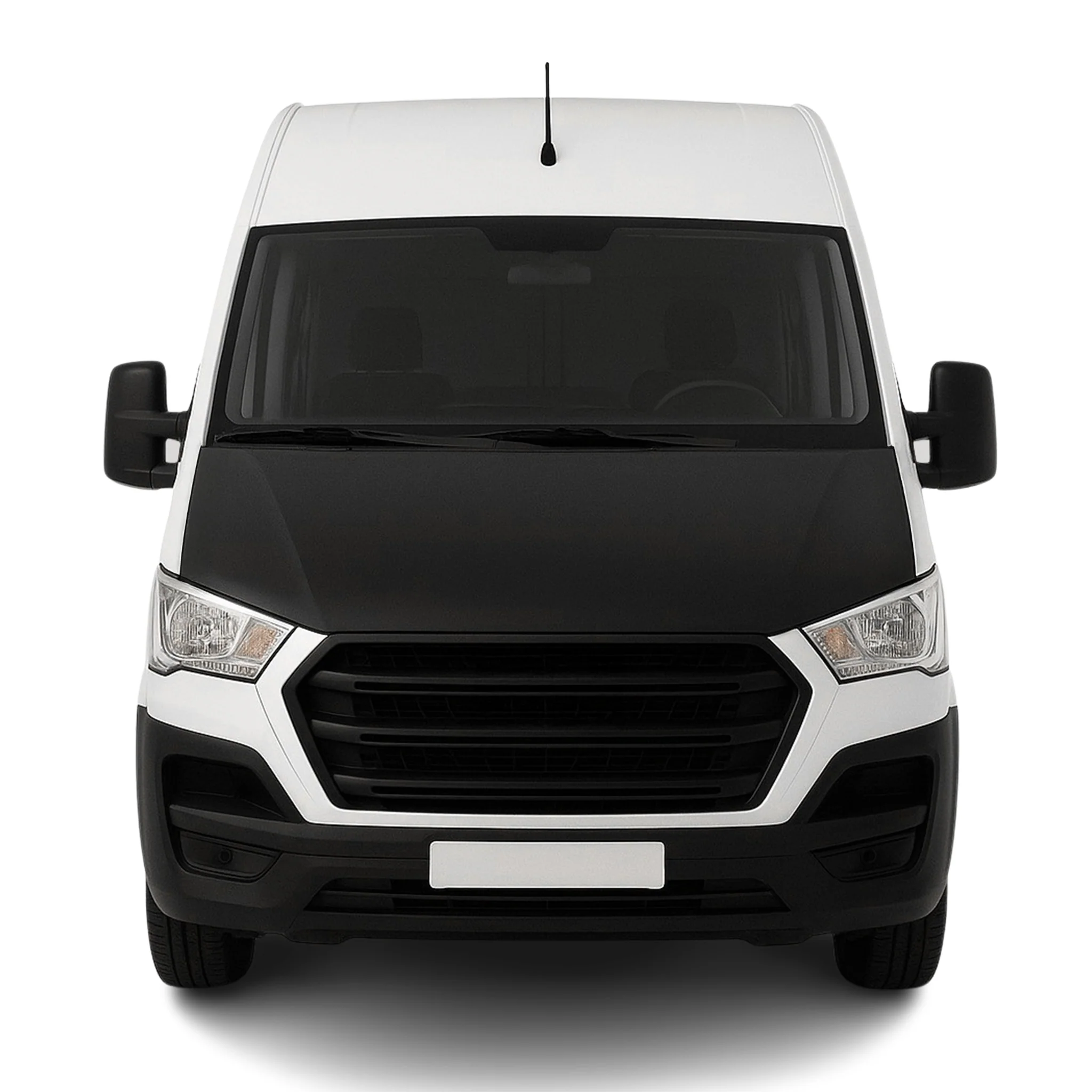 Haubenbra Bonnet Bra Steinschlagschutz für Hyundai H-350 2014-2026 Schwarz 1tlg