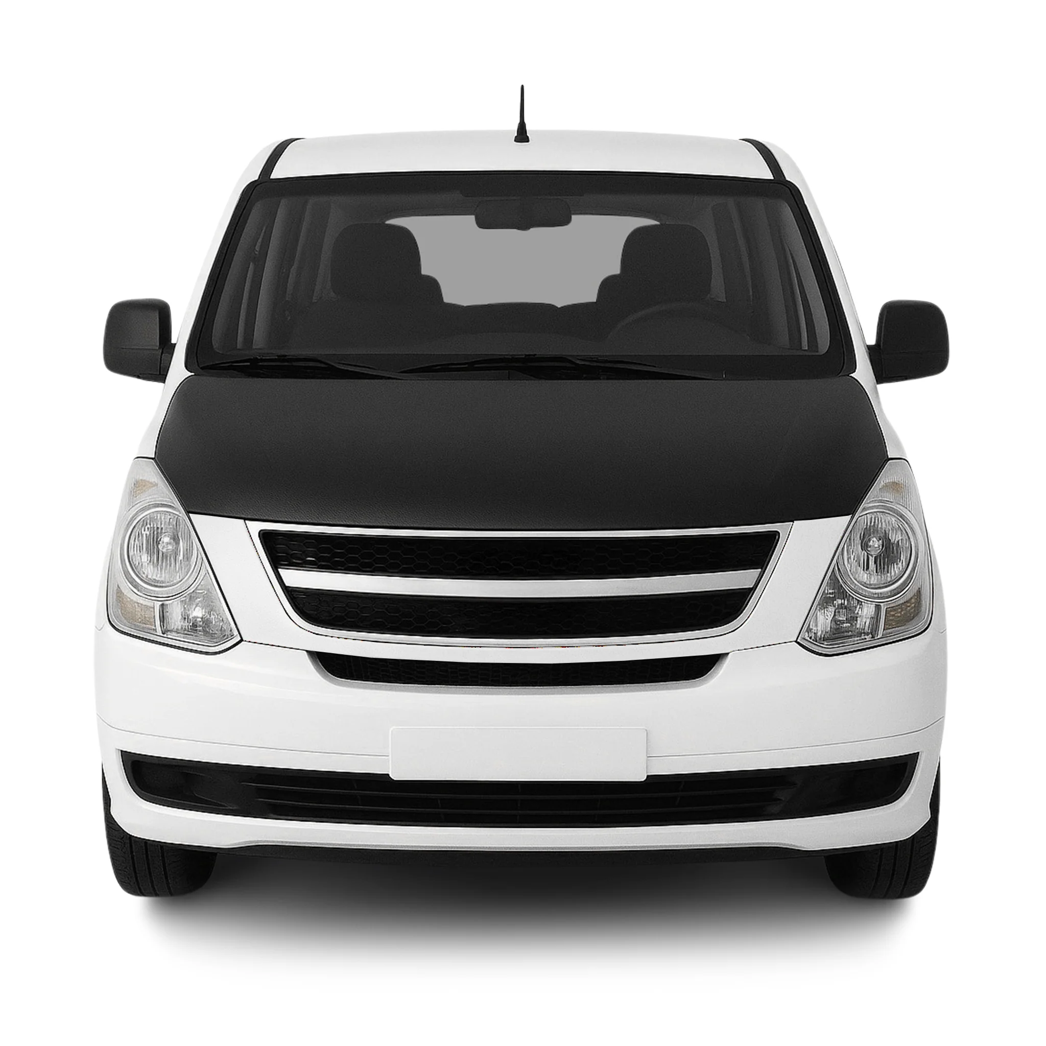 Haubenbra Bonnet Bra Steinschlagschutz für Hyundai H1 2008-2023 Schwarz 1tlg