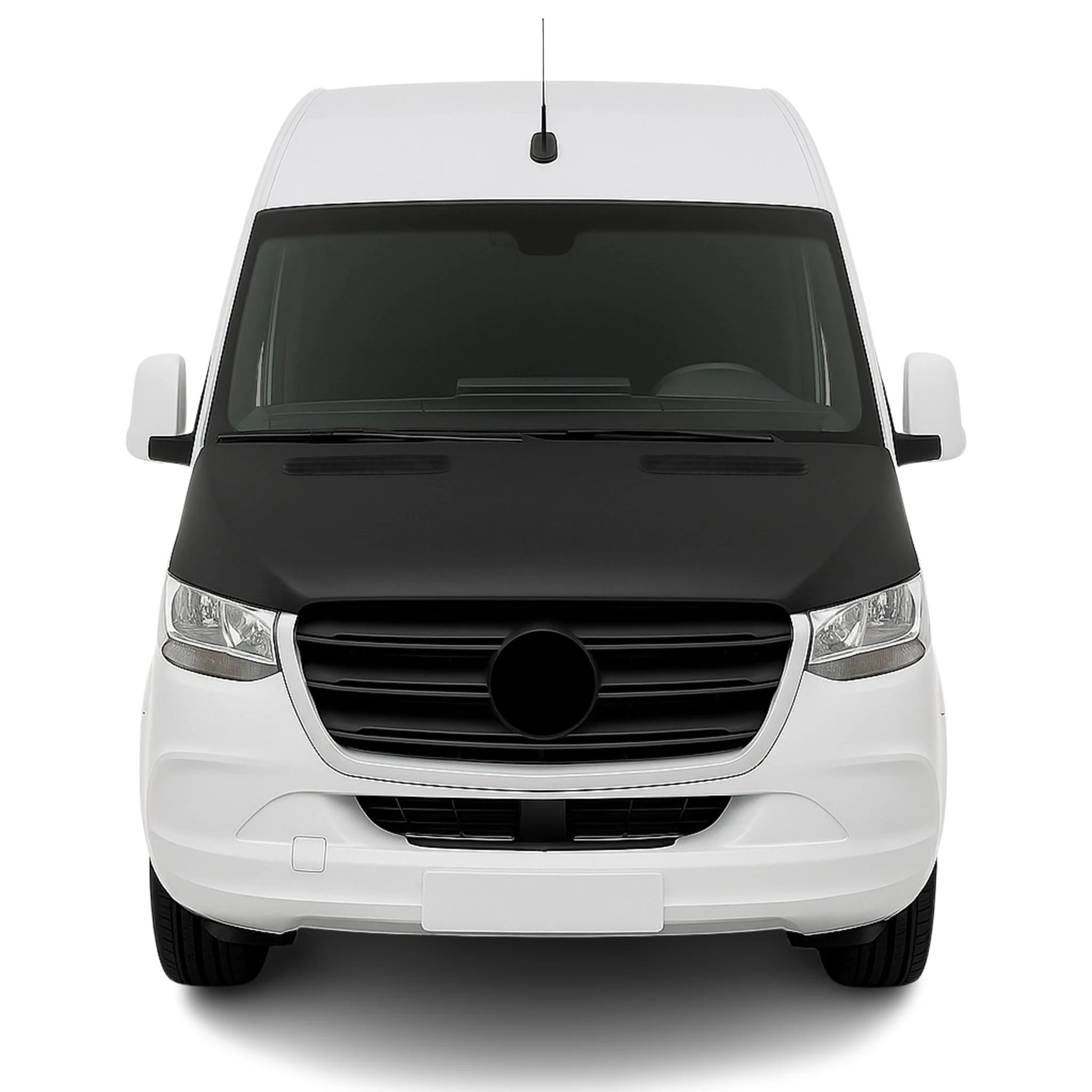 Steinschlagschutz Haubenbra für Mercedes Sprinter W907 2018-2026 Schwarz