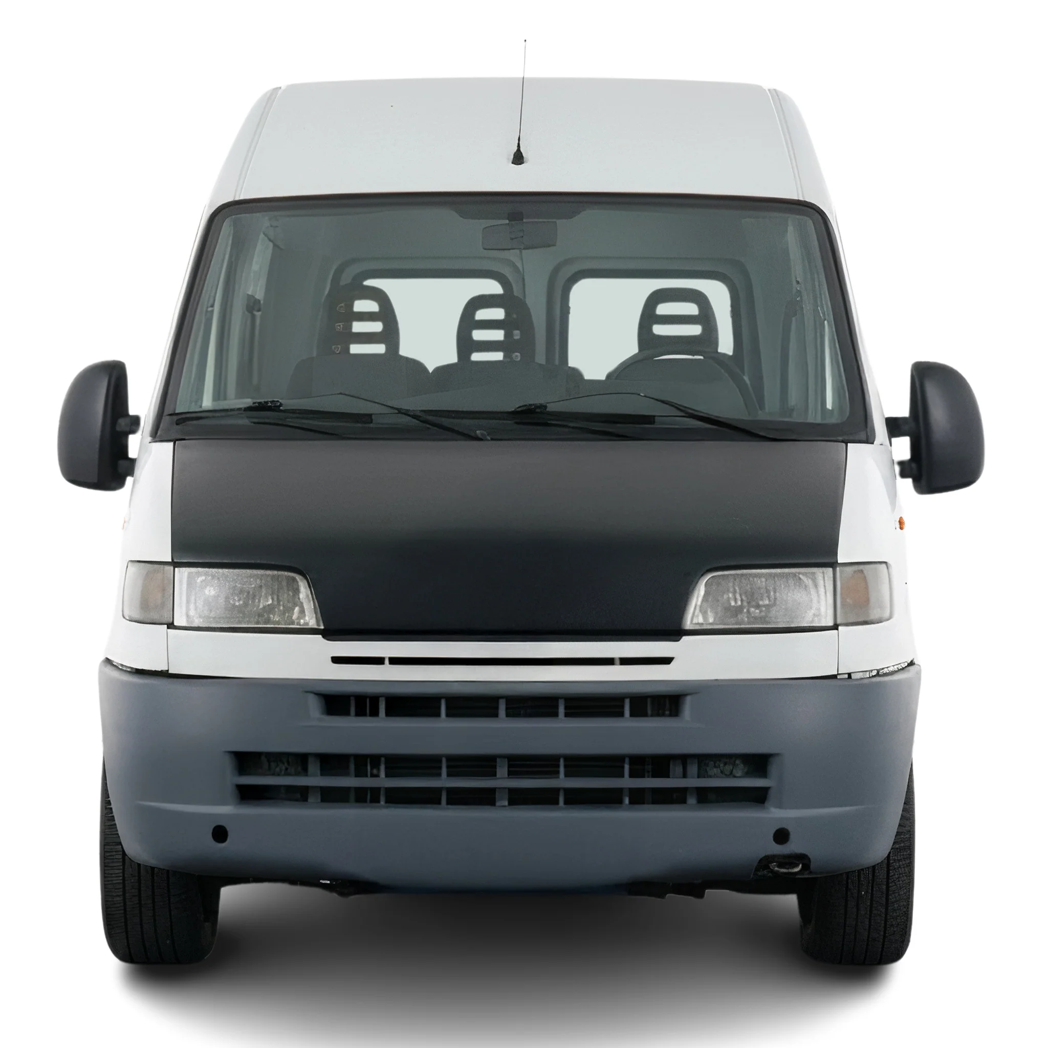 Haubenbra Bonnet Bra Steinschlagschutz für Peugeot Boxer 1994-2002 Schwarz 1tlg