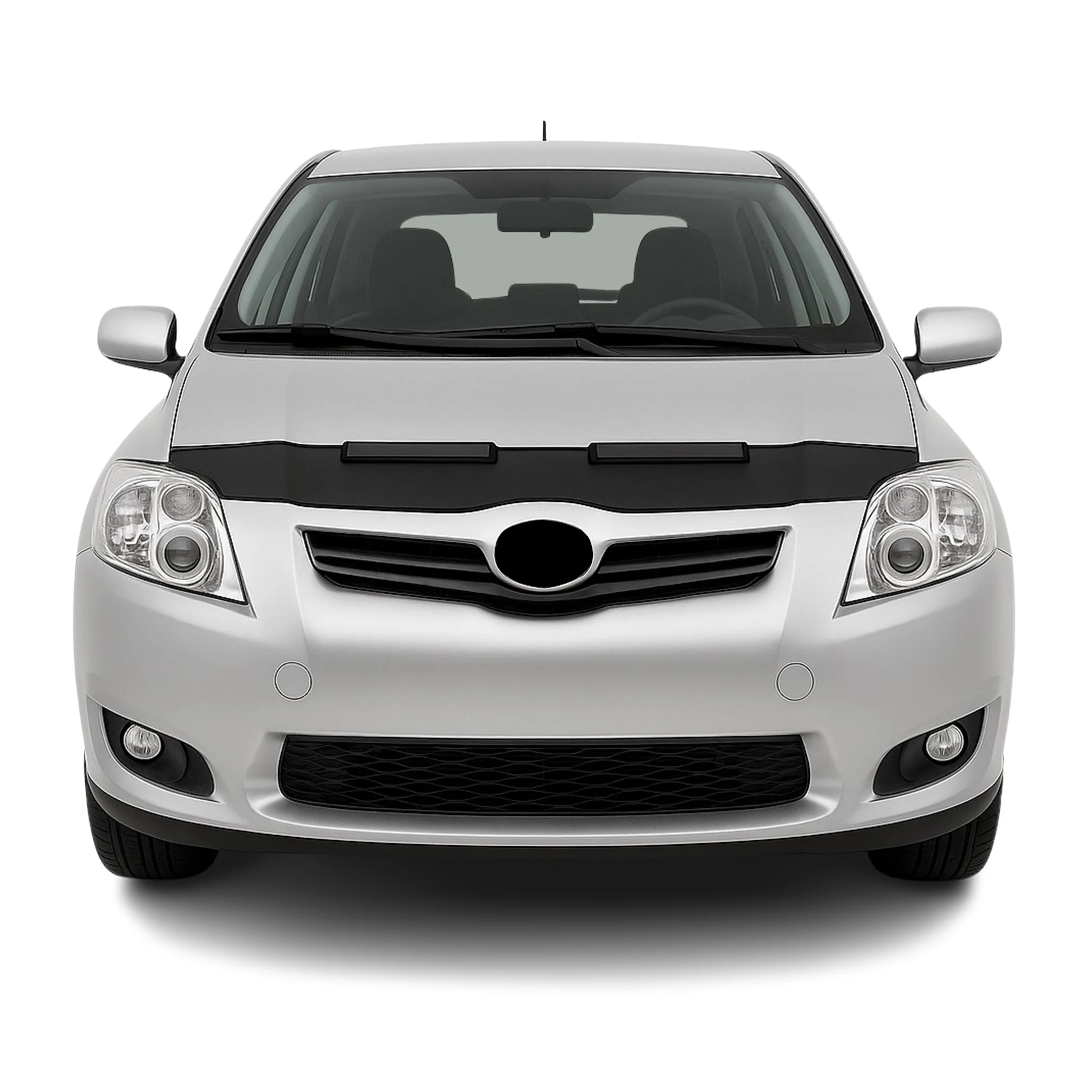 Haubenbra Steinschlagschutz Bonnet Bra für Toyota Auris 2006-2010 Schwarz Halb