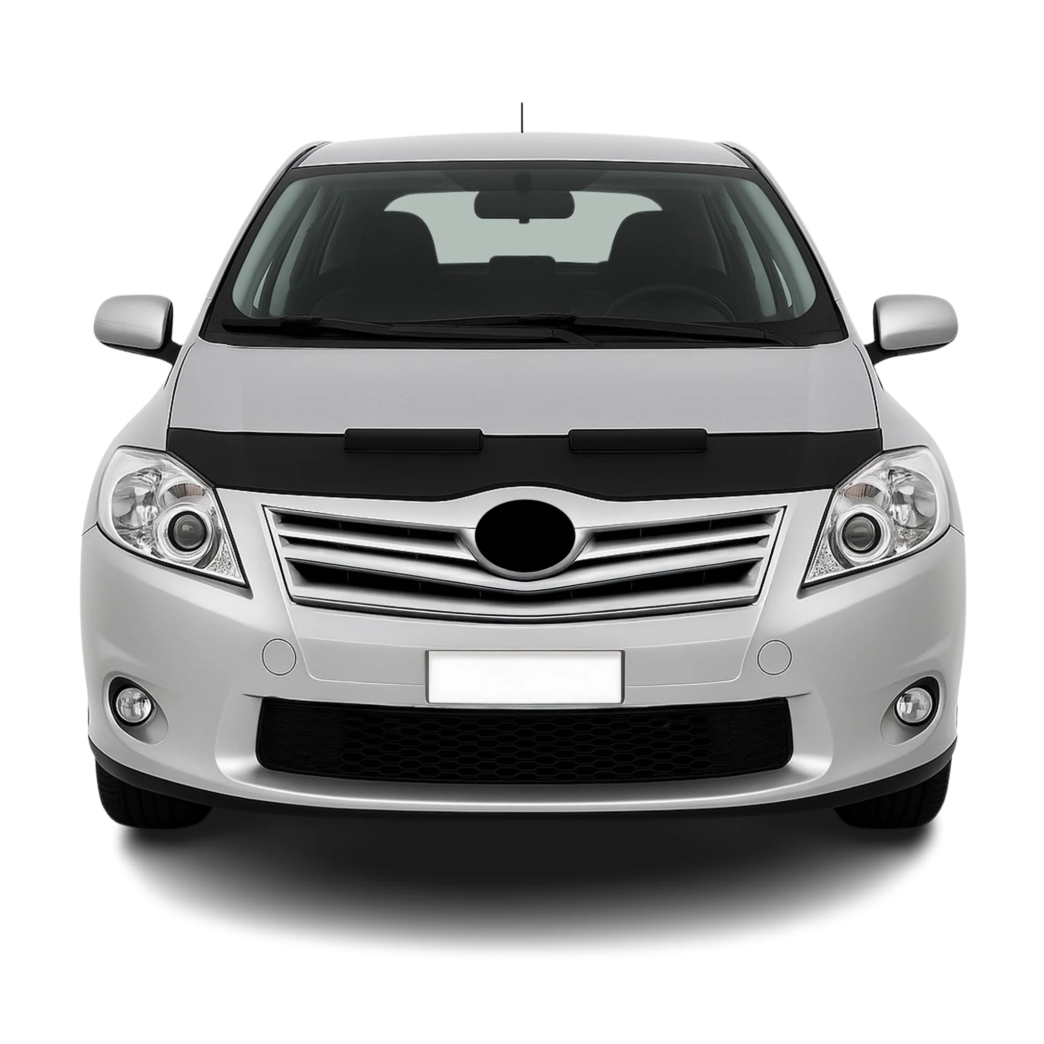 Haubenbra Steinschlagschutz Bonnet Bra für Toyota Auris 2010-2012 Schwarz Halb