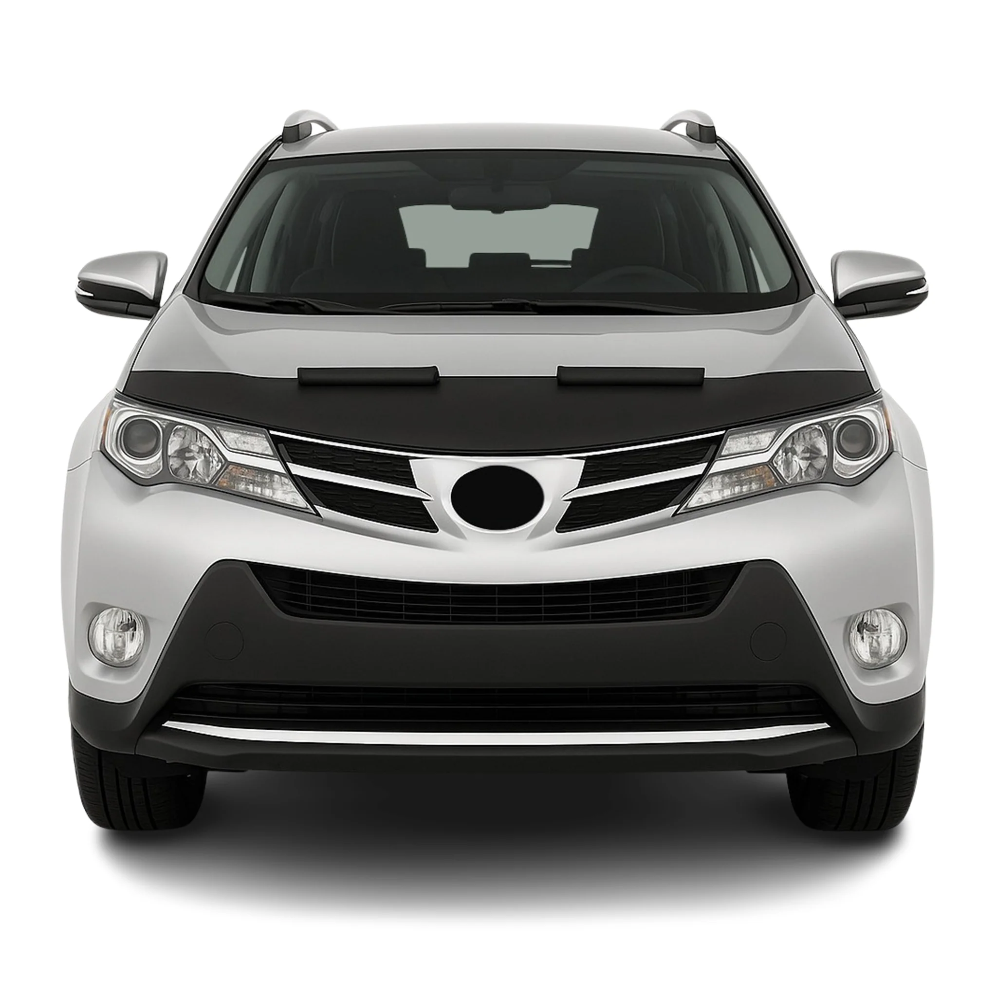 Haubenbra Steinschlagschutz Bonnet Bra für Toyota RAV4 2013-2015 Schwarz Halb